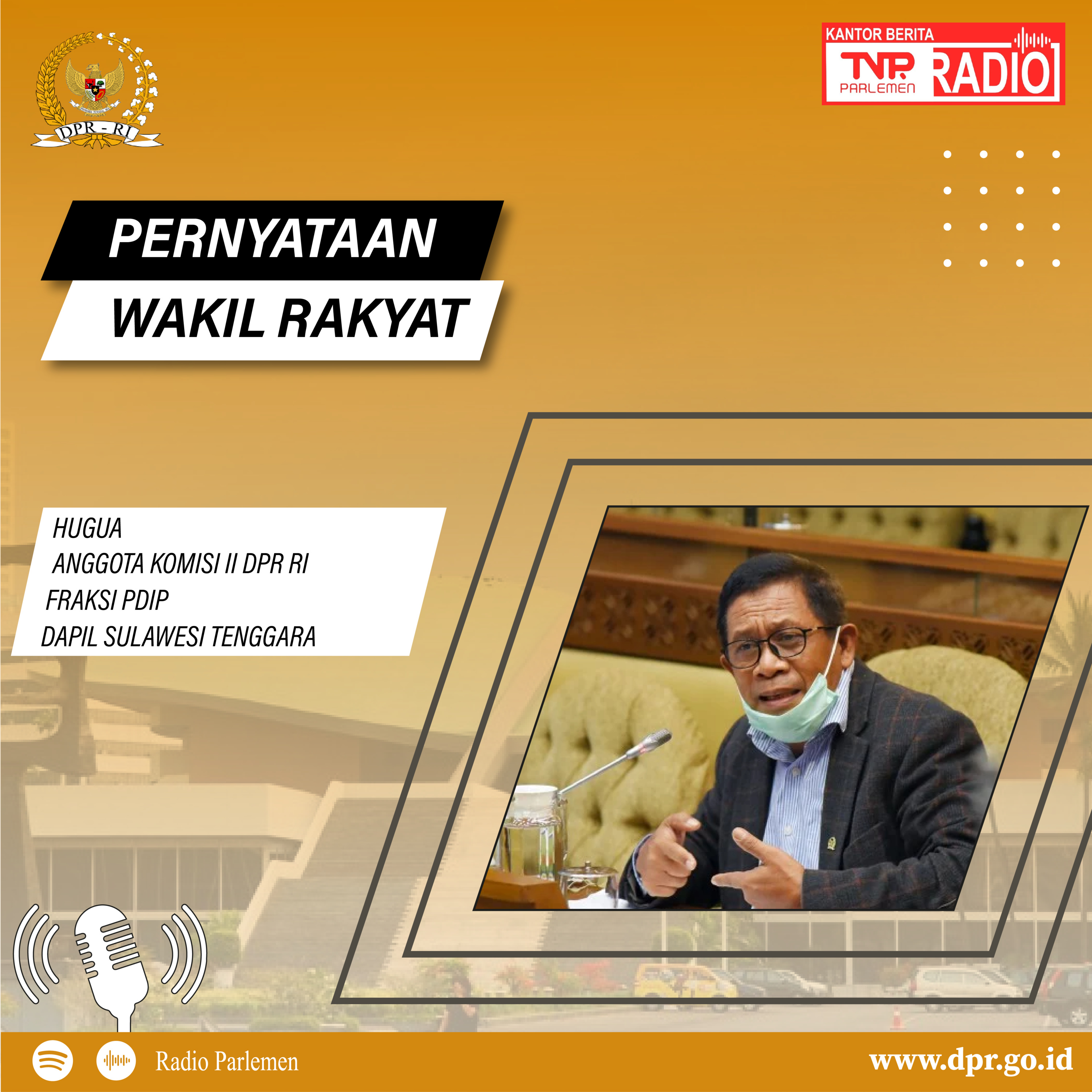 Hugua : Anggaran Keprotokolan pada Kantor Mensesneg, Mensekab, dan KSP Perlu Ditingkatkan episode artwork