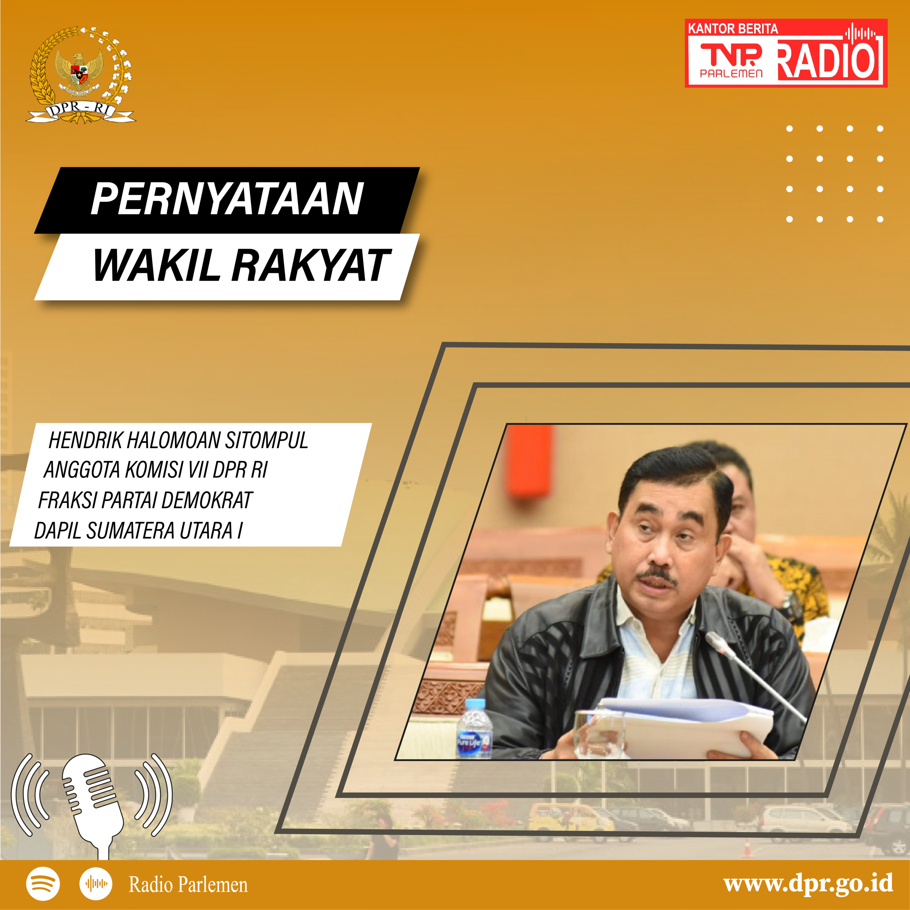 Hendrik Halomoan Sitompul Pemerintah harus menindak tegas para pelaku penyelundup barang dari luar negeri episode artwork