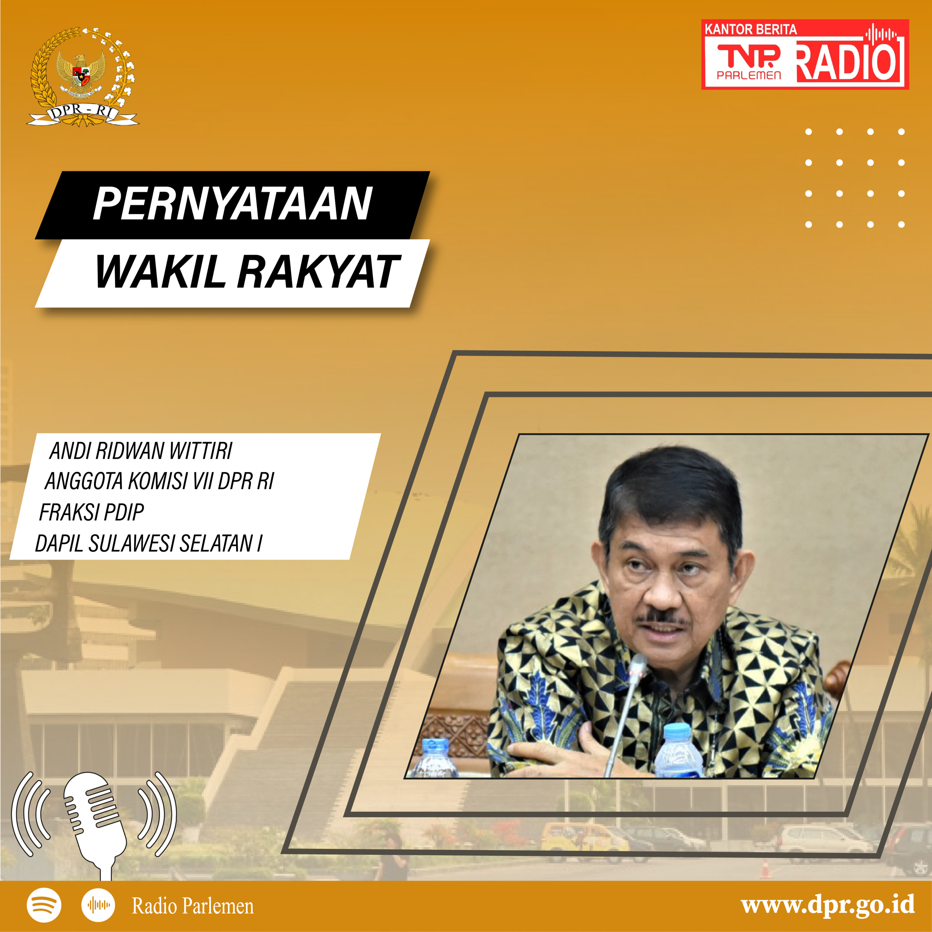 Andi Ridwan Wittiri : Pihak Asosiasi Industri Pertekstilan Indonesia perlu Membina UMKM agar bisa bersaing dengan produk impor episode artwork