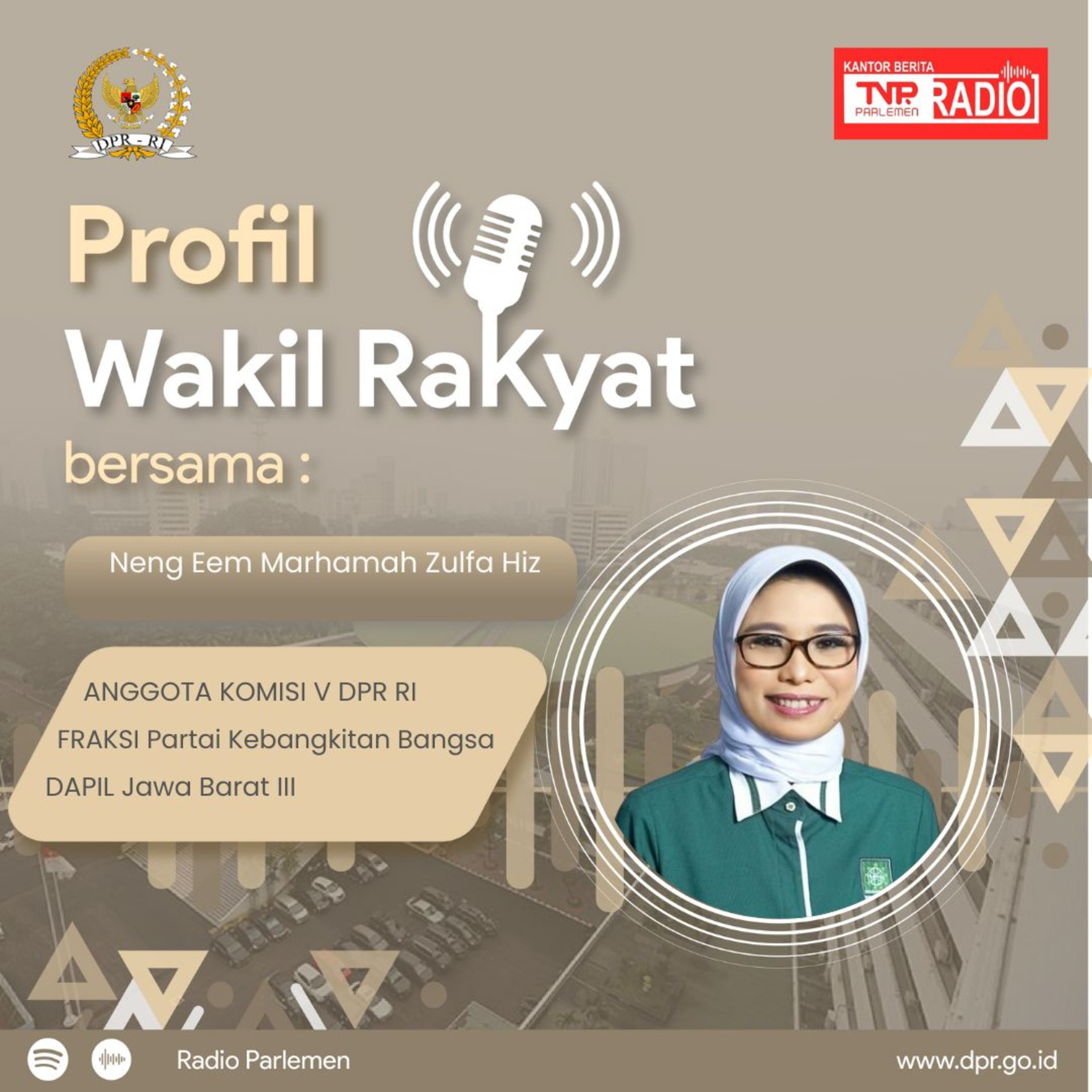Neng Eem Marhamah Zulfa Hiz, Dari Aktivis Wanita, Tenaga Ahli, hingga Anggota DPR RI - Profil Wakil Rakyat  episode artwork