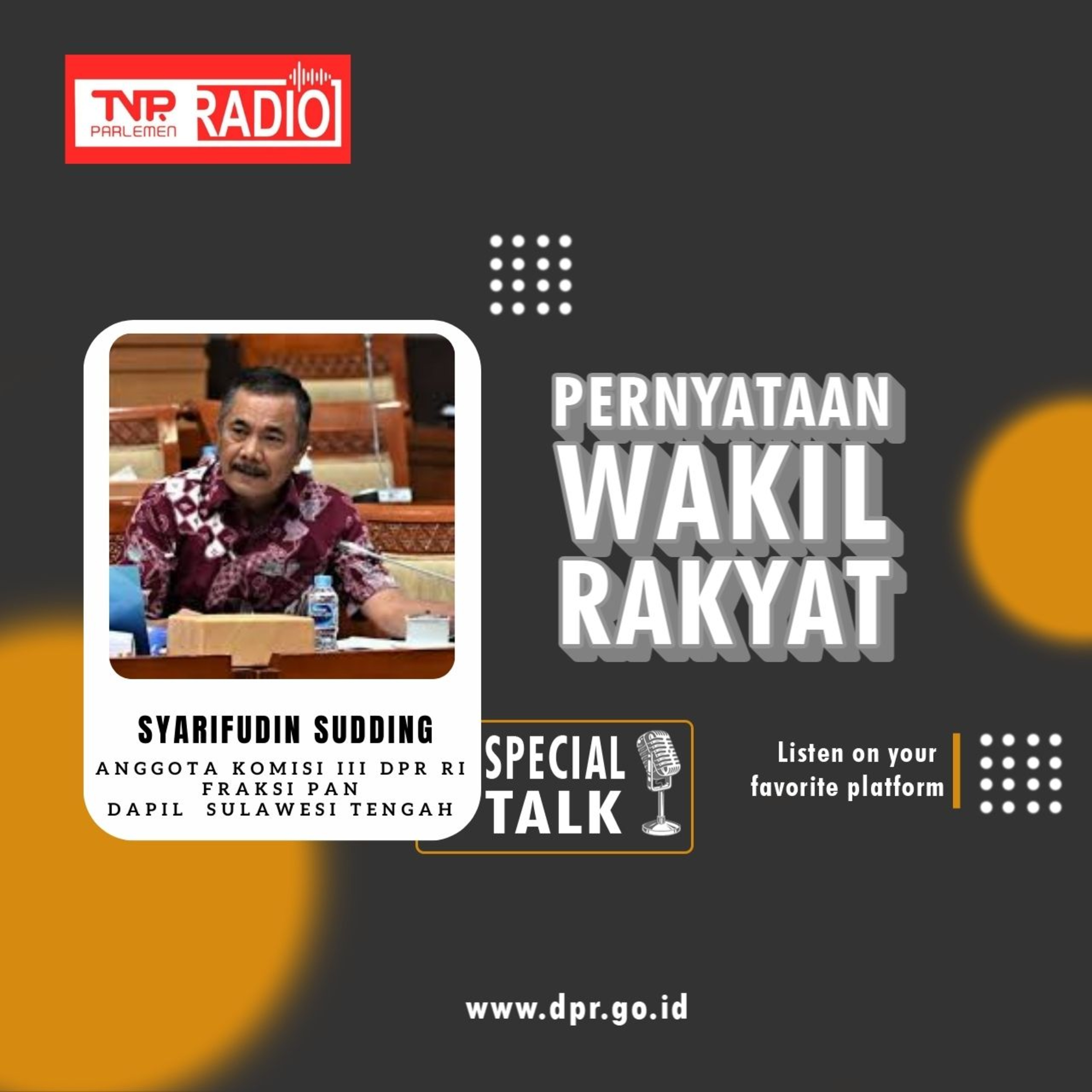 Syarifudin Sudding : Pelaksanaan Eksekusi Lahan yang Disengketakan Harus Menunggu Putusan Pengadilan episode artwork