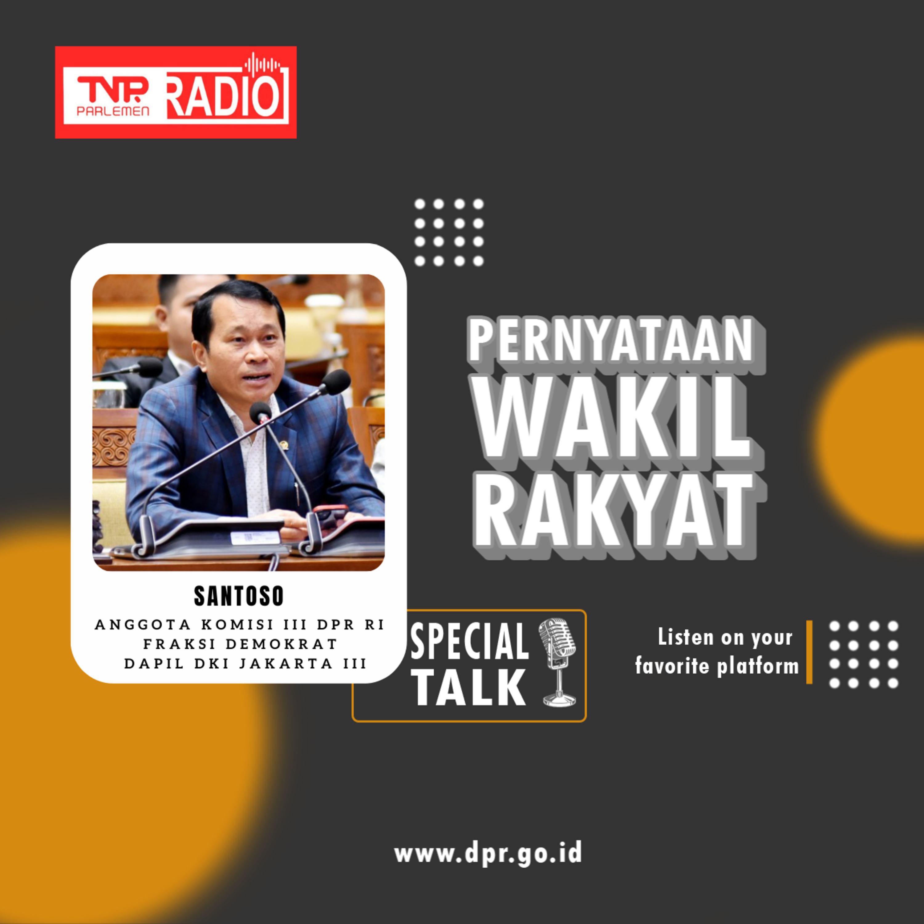 Santoso Meminta Majelis Hakim di Pengadilan tidak tunduk pada tekanan para Mafia Peradilan episode artwork