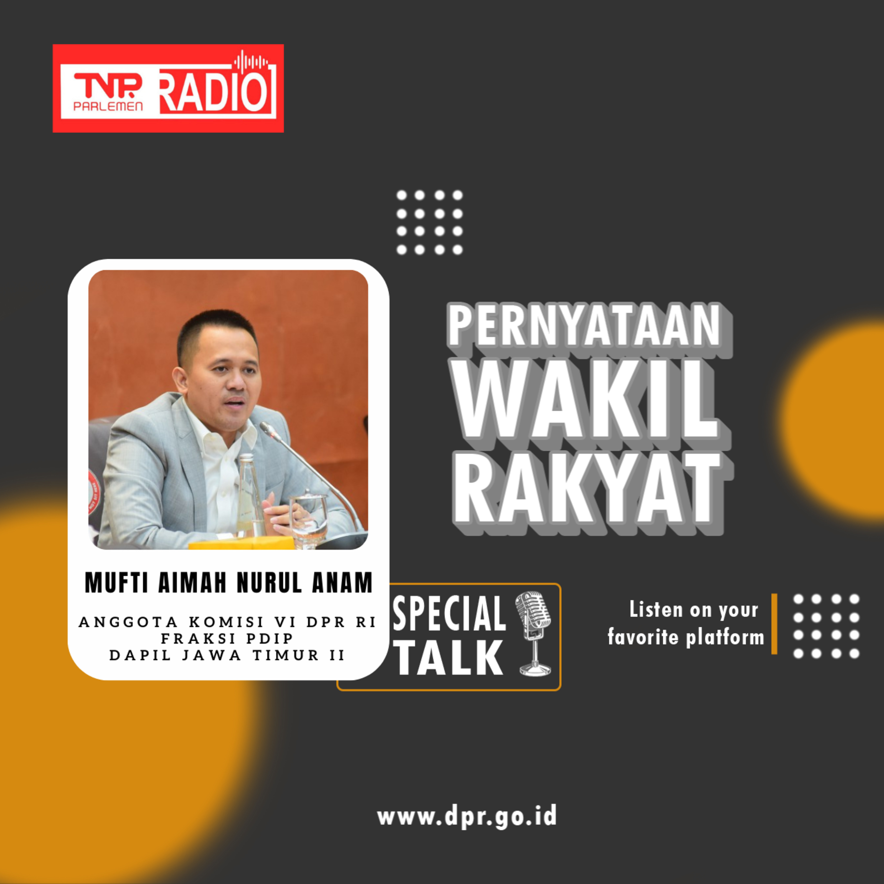 Mufti Anam : Dirut PT. PLN perlu meningkatkan rasio elektrifikasi sebagai legacy kepemimpinannya episode artwork