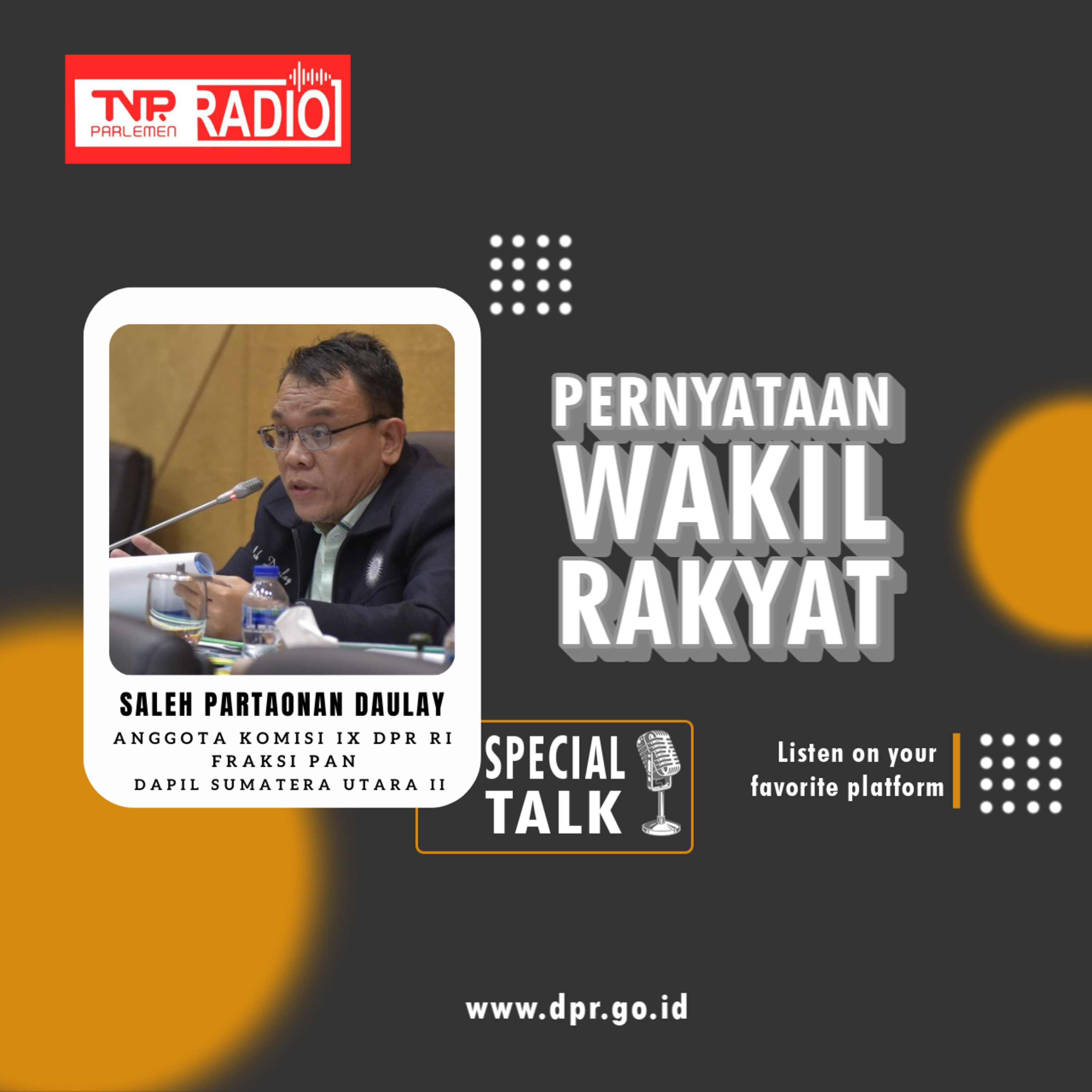 Saleh P. Daulay Indonesia Perlu Menetapkan Regulasi yang Membatasi Konsumsi GGL (Gula, Garam, Lemak) Berlebih episode artwork