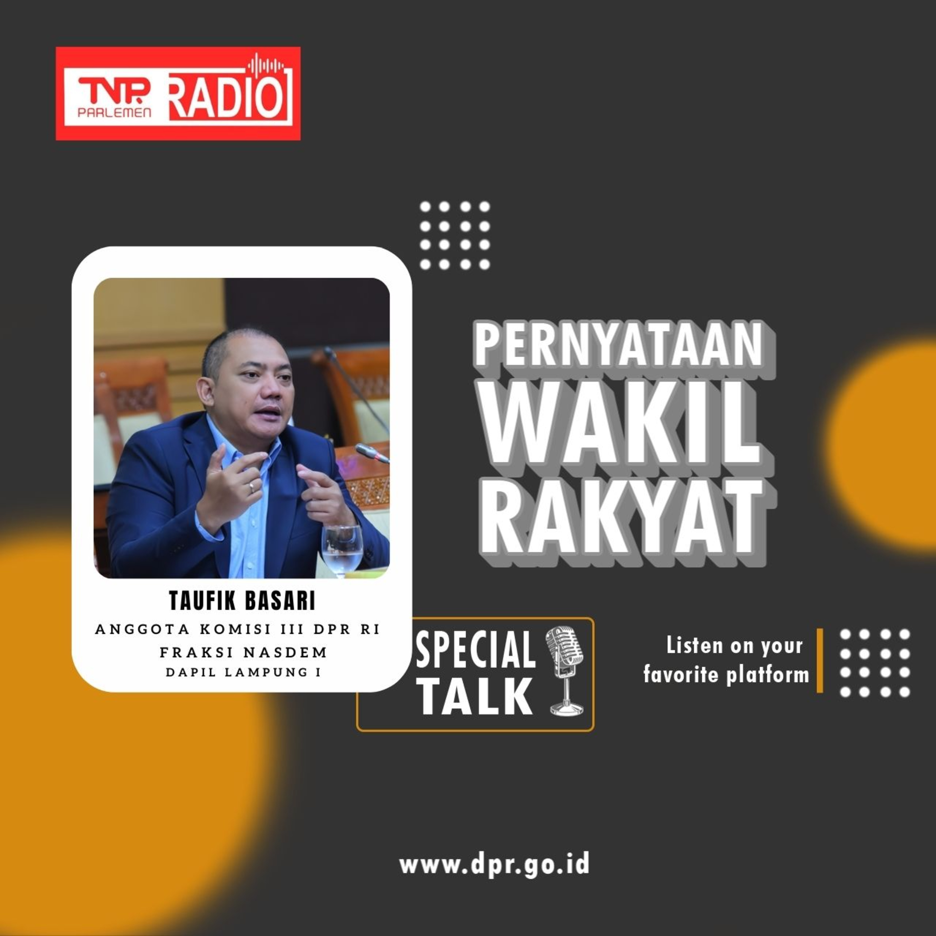 Taufik Basari Mengusulkan agar RUU Masyarakat Hukum Adat masuk dalam Daftar RUU yang di-carryover kepada DPR periode 2024-2029 episode artwork