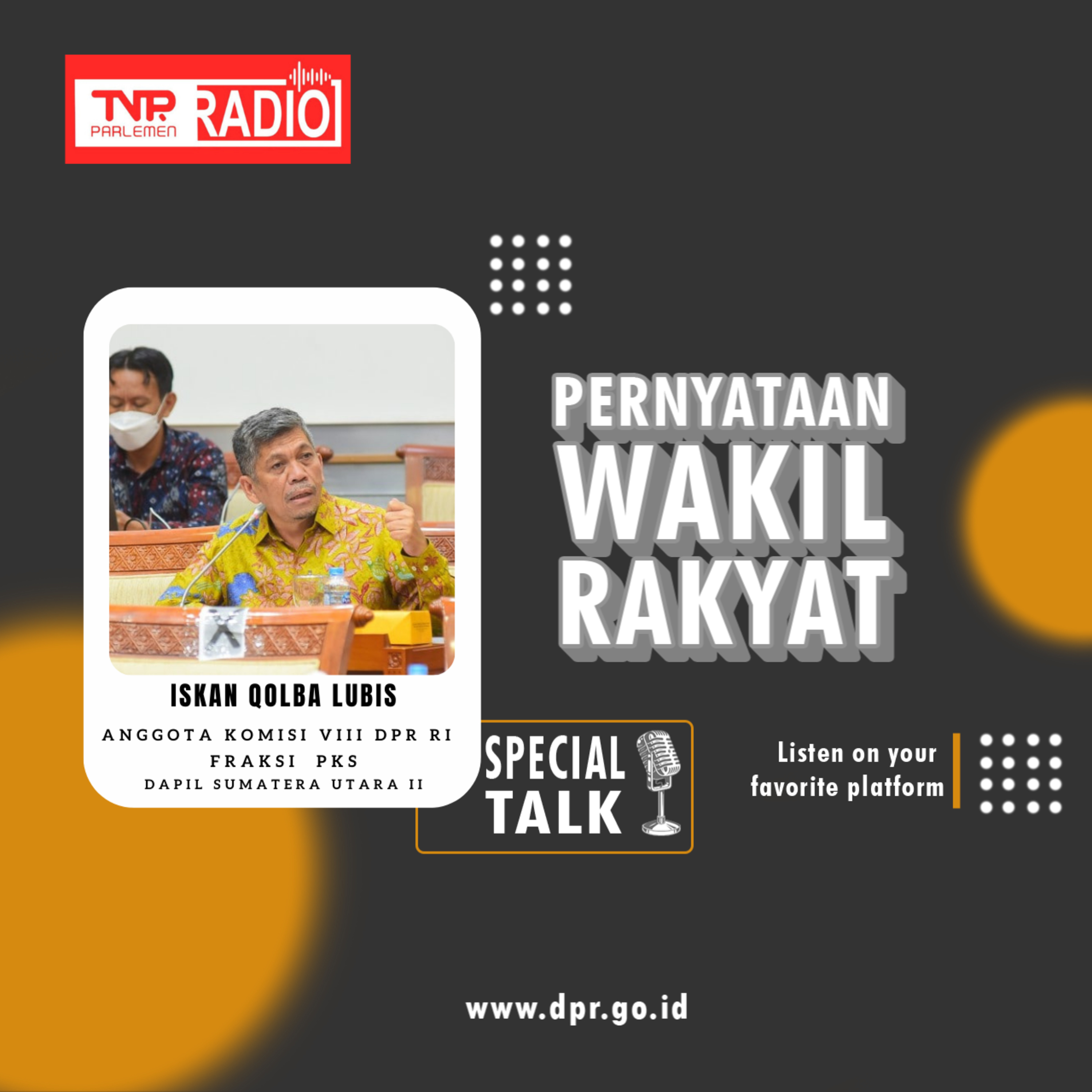 Iskan Qalba Lubis Mempertanyakan Calon Jamaah Haji yang seharusnya berangkat saat Pandemi Covid 19, tetapi hingga 2024 belum diberangkatkan episode artwork