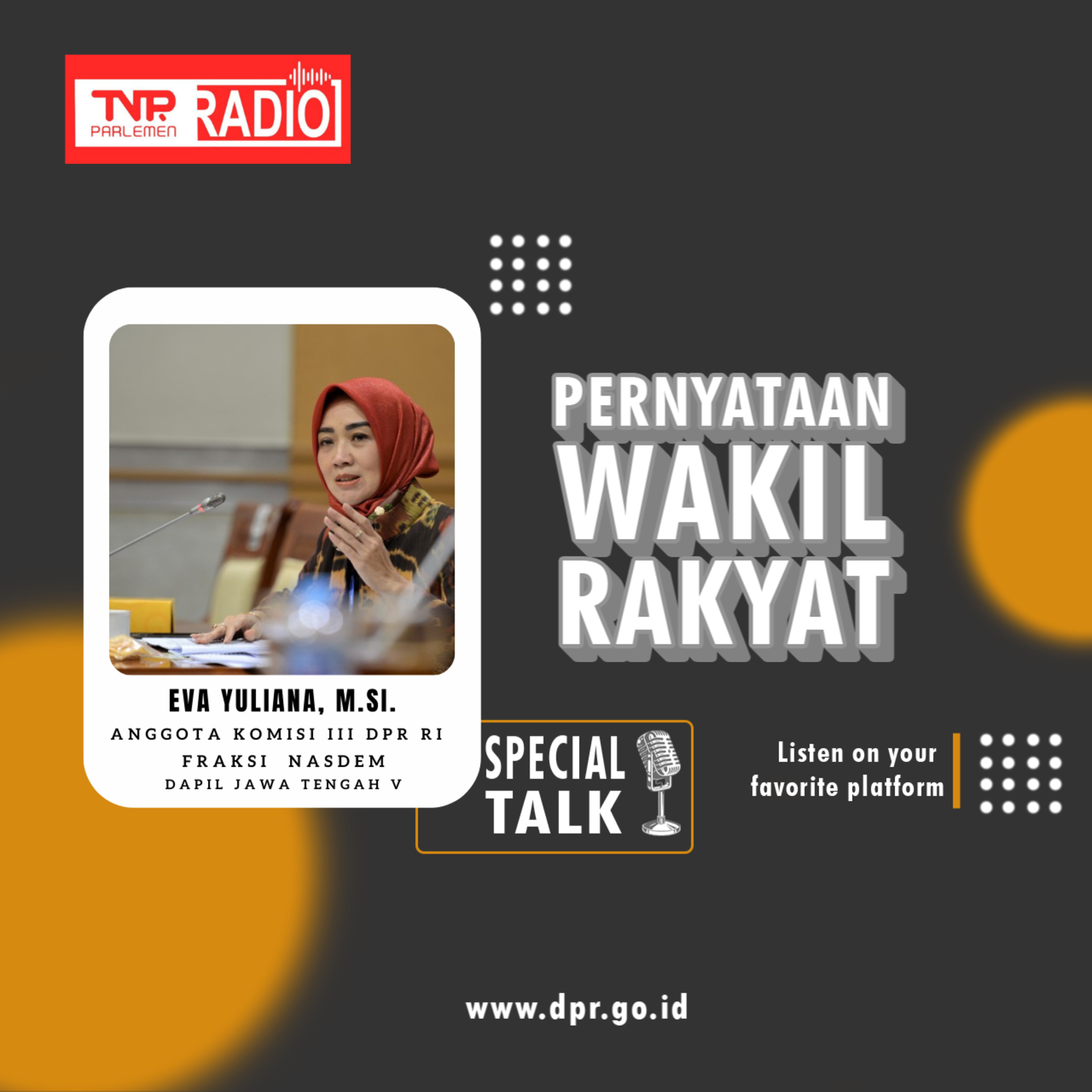 Eva Yuliana : Seluruh Stake Holder harus duduk bersama untuk menyelesaikan kasus bullyang yang terjadi di sekolah episode artwork