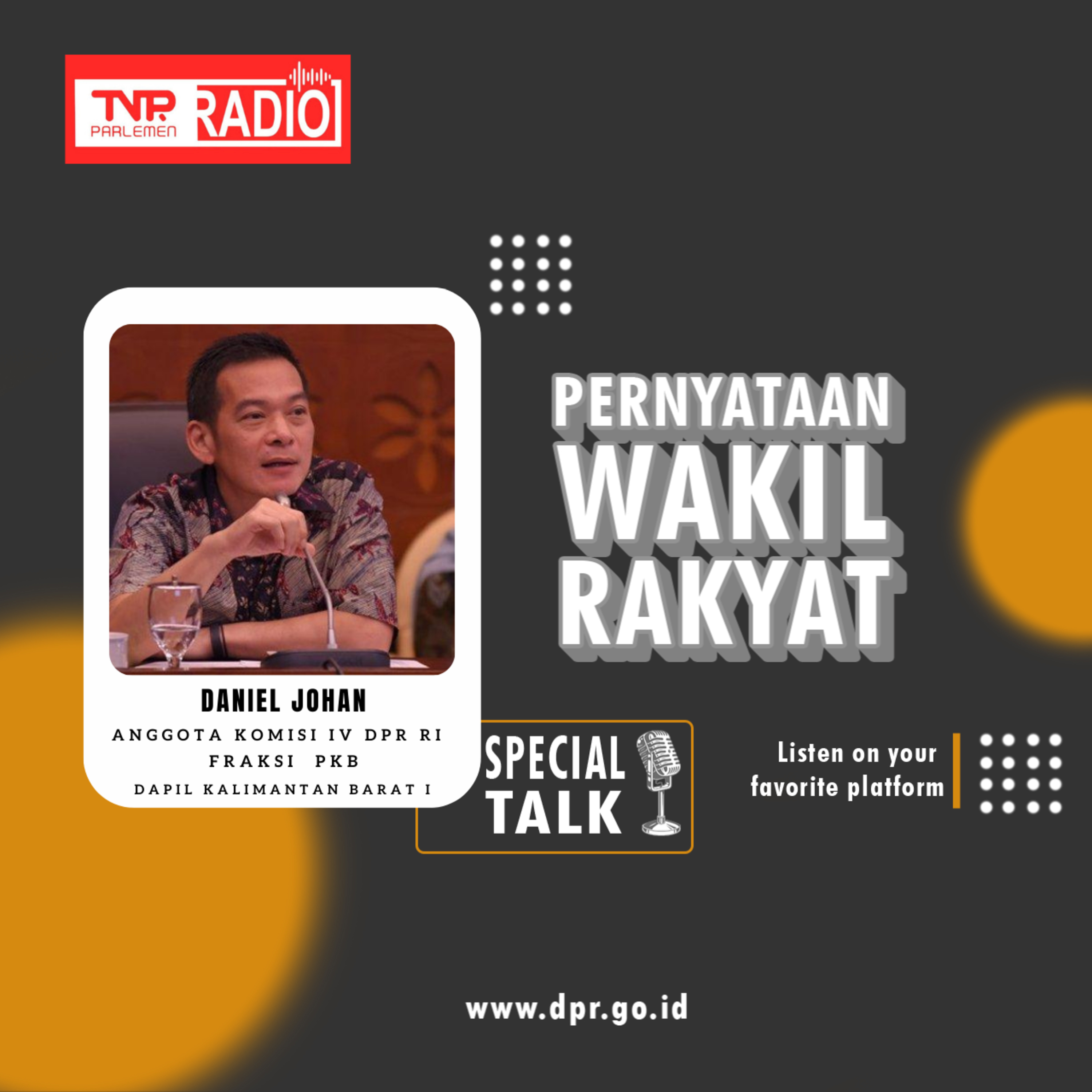 Daniel Johan : Tujuan dibentuknya Bapanas adalah untuk Mewujudkan Kemandirian Pangan dan Mengurangi Impor episode artwork