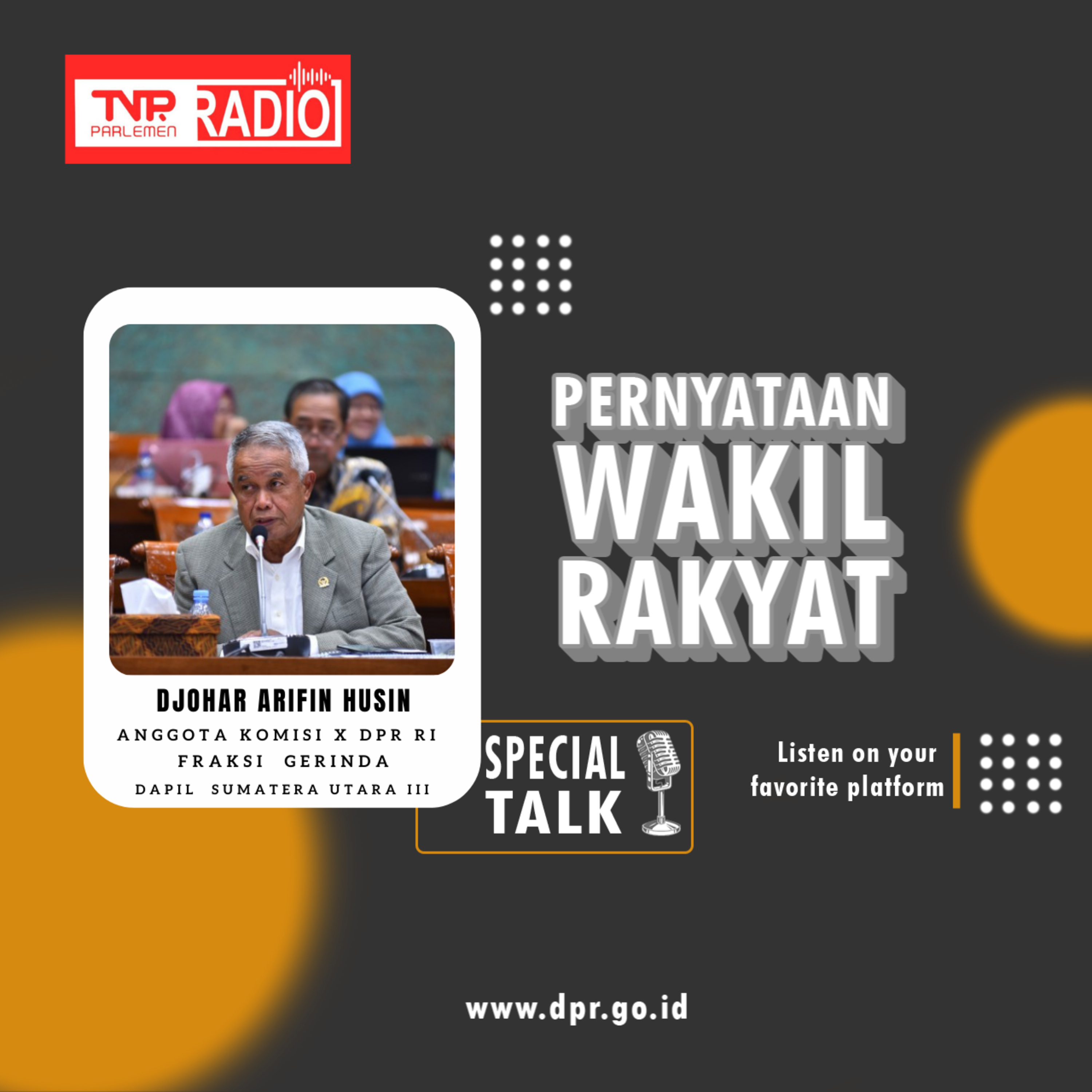 Djohar Arifin Husin : Perpustakaan Harus dibangun dengan Fasilitas yang membuat Nyaman dan Menyenangkan episode artwork