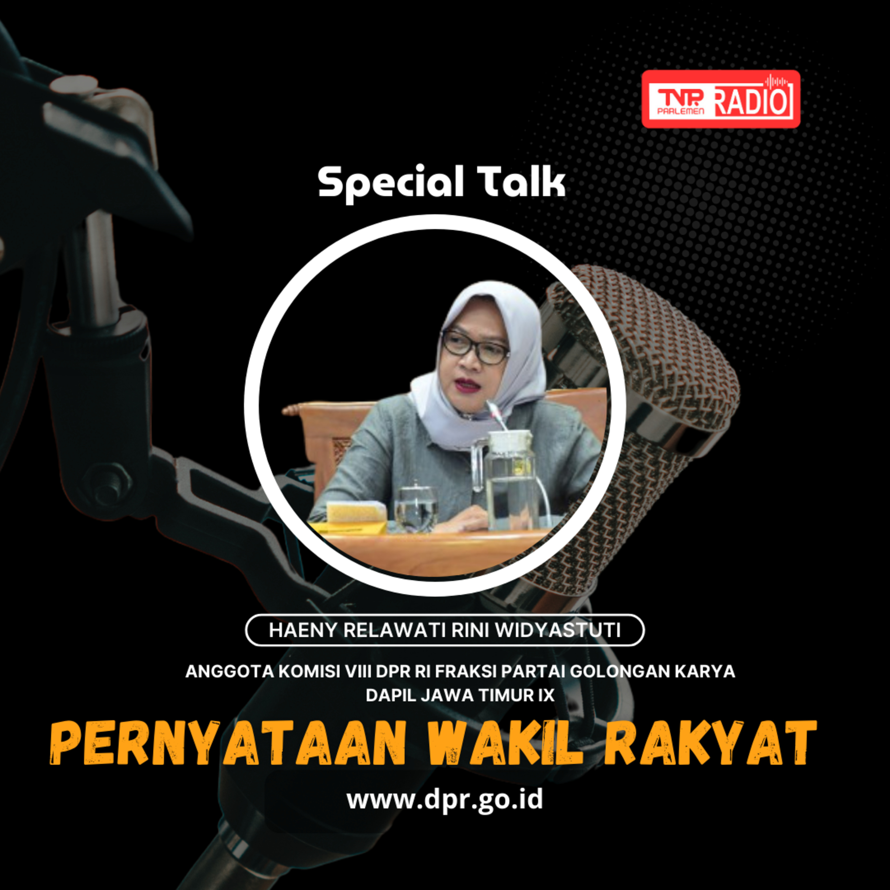 Haeny Relawati Meminta Kepada Pihak Airnav untuk Memastikan Pesawat Haji Indonesia Tidak Terlambat Berangkat ke Tanah Suci - Pernyataan Wakil Rakyat episode artwork