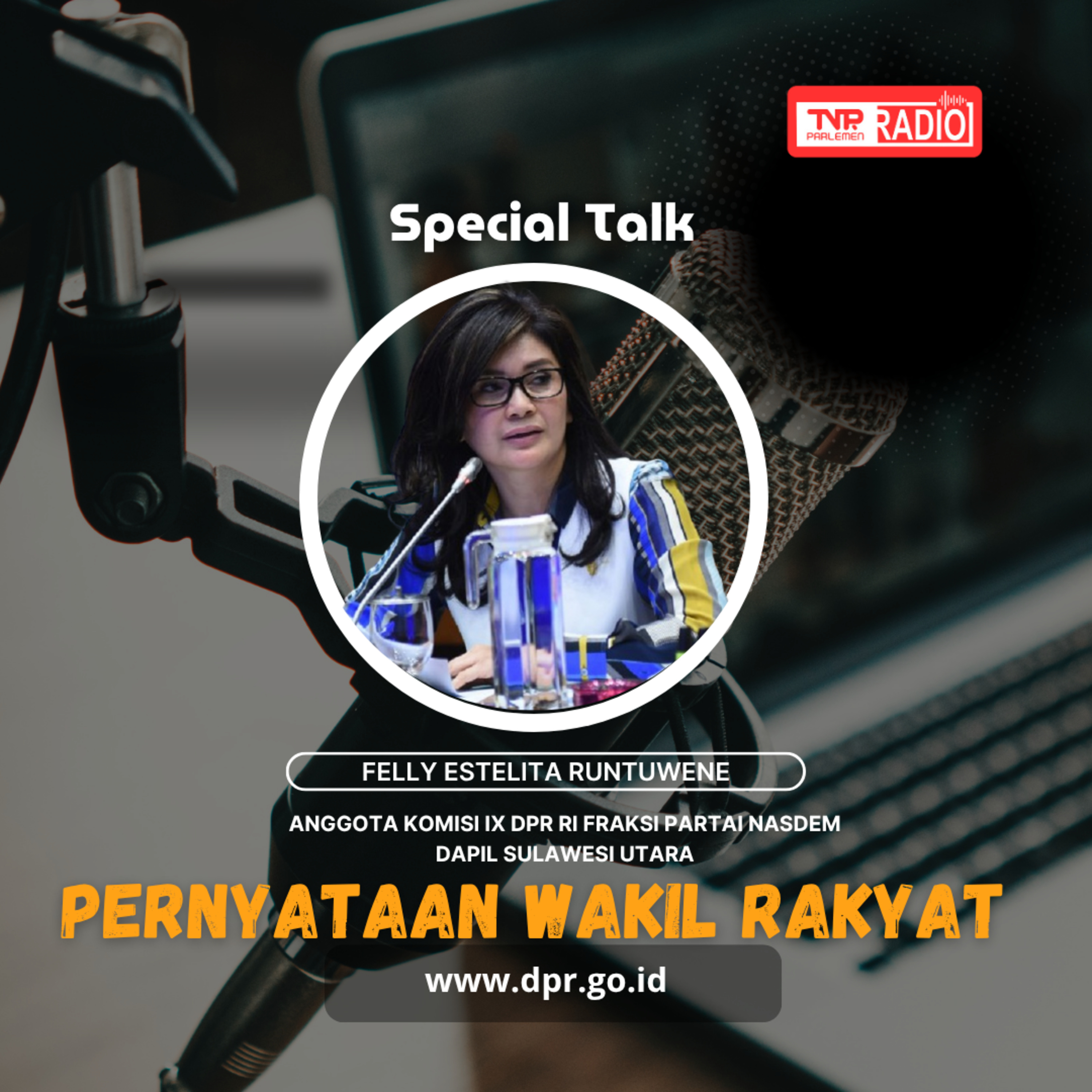 Felly Estelita R. : Rencana kenaikan tarif iuran BPJS Kesehatan 1,5% perlu dikaji secara mendalam - Pernyataan Wakil Rakyat episode artwork