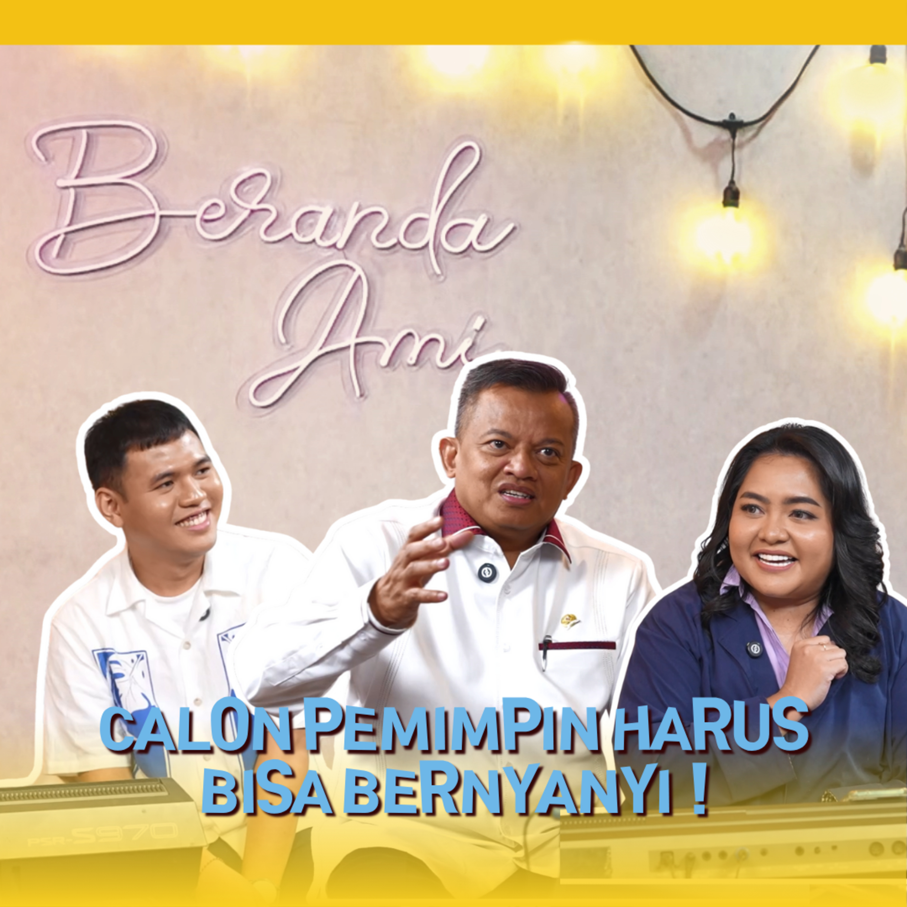 CALON PEMIMPIN HARUS BISA BERNYANYI DAN BERTINDAK UNTUK IMPIAN RAKYAT! - Beranda Ami episode artwork