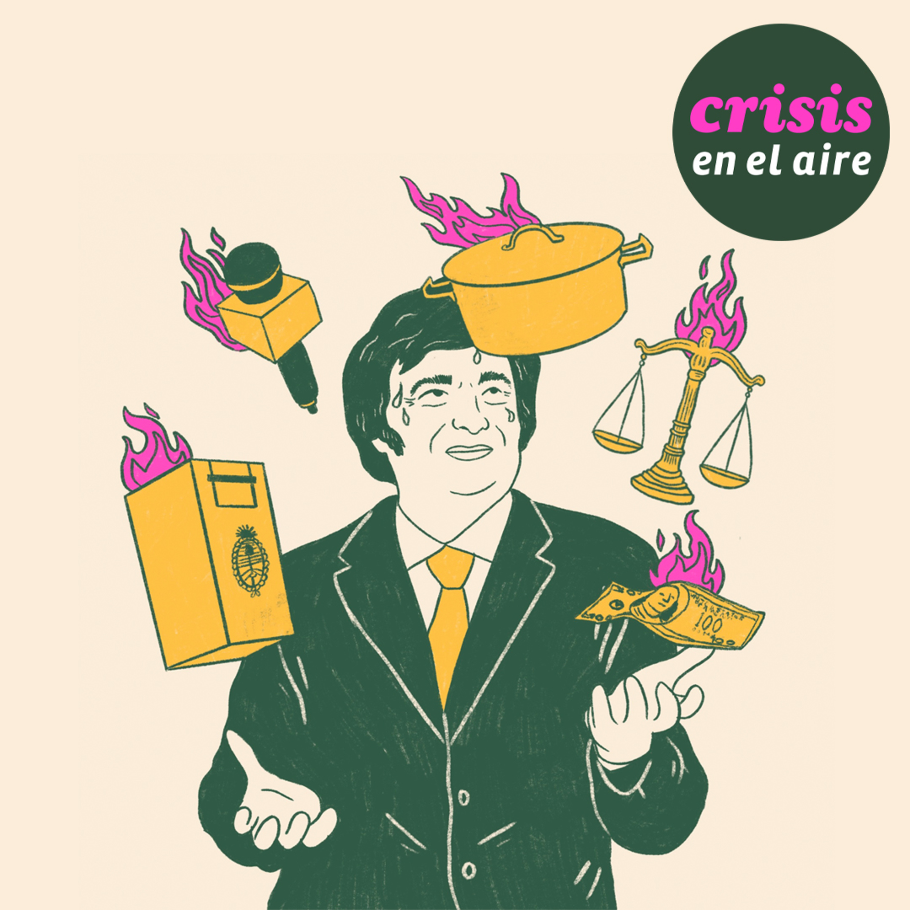 | Crisis en el aire #209 | la gobernabilidad libertaria tiembla, batahola en la pesca chubutense y mi hijo el trader episode artwork