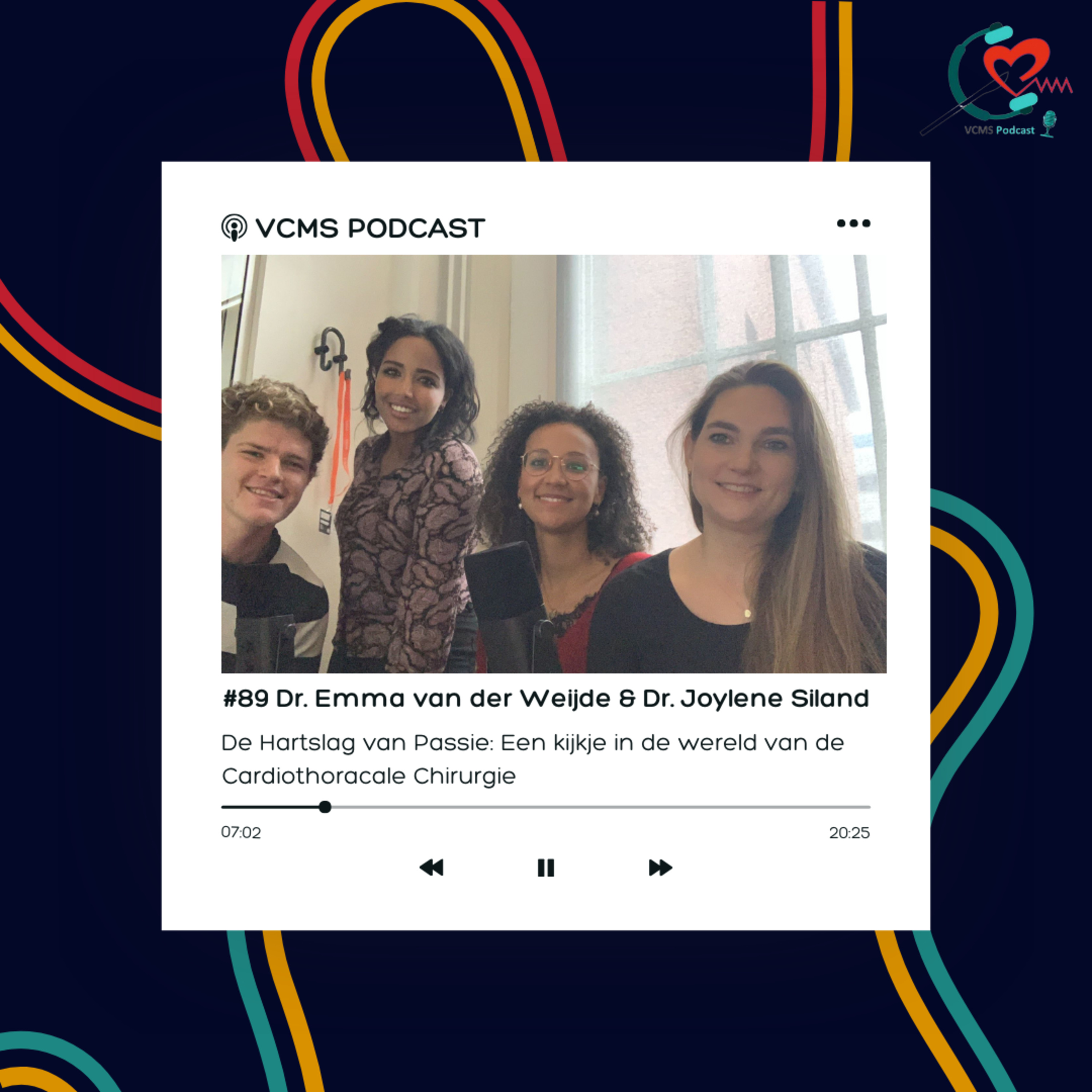 #89 De Hartslag van Passie: Een kijkje in de wereld van de Cardiothoracale Chirurgie - Dr. Emma van der Weijde & Dr. Joylene Siland episode artwork