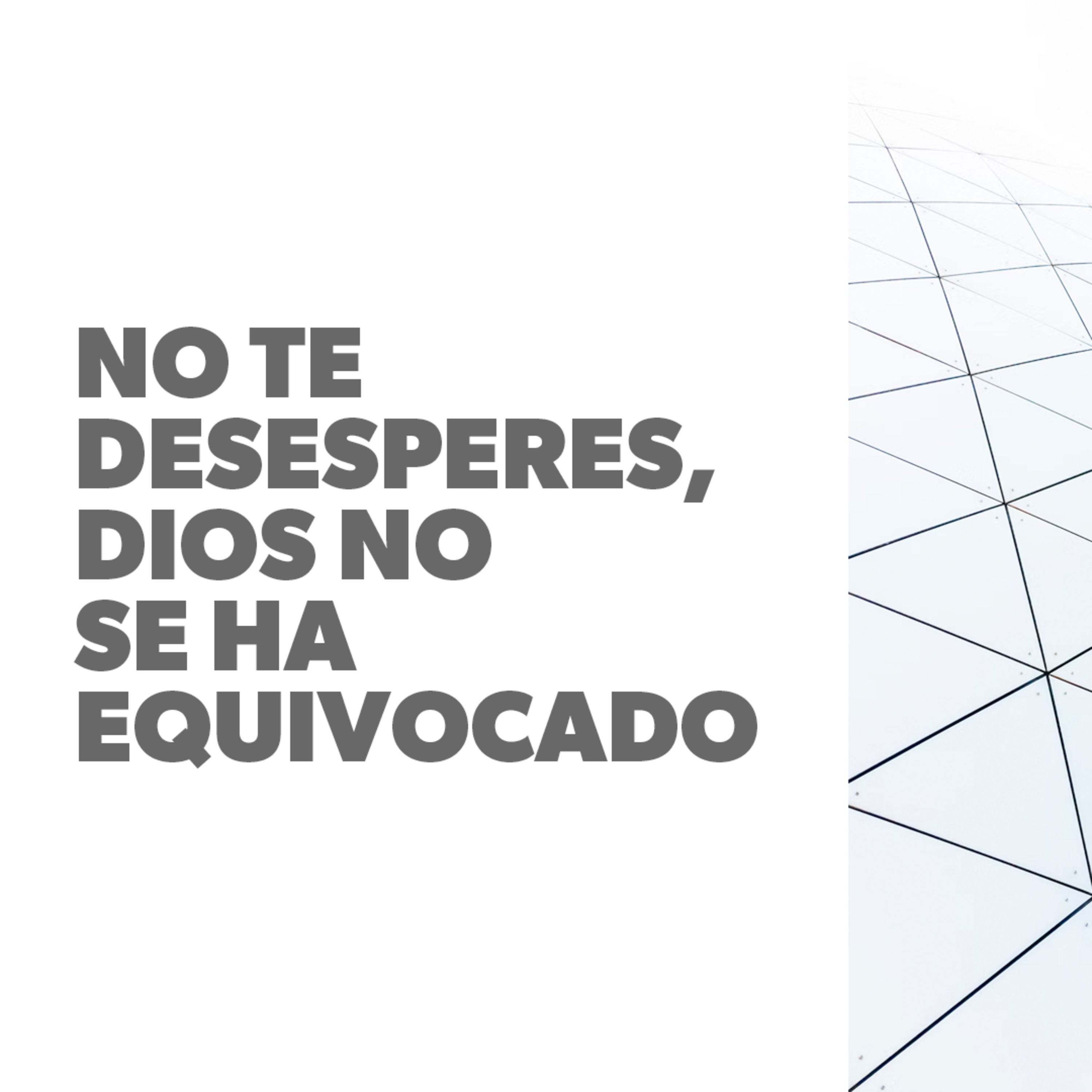 No Te Desesperes, Dios No Se Ha Equivocado episode artwork