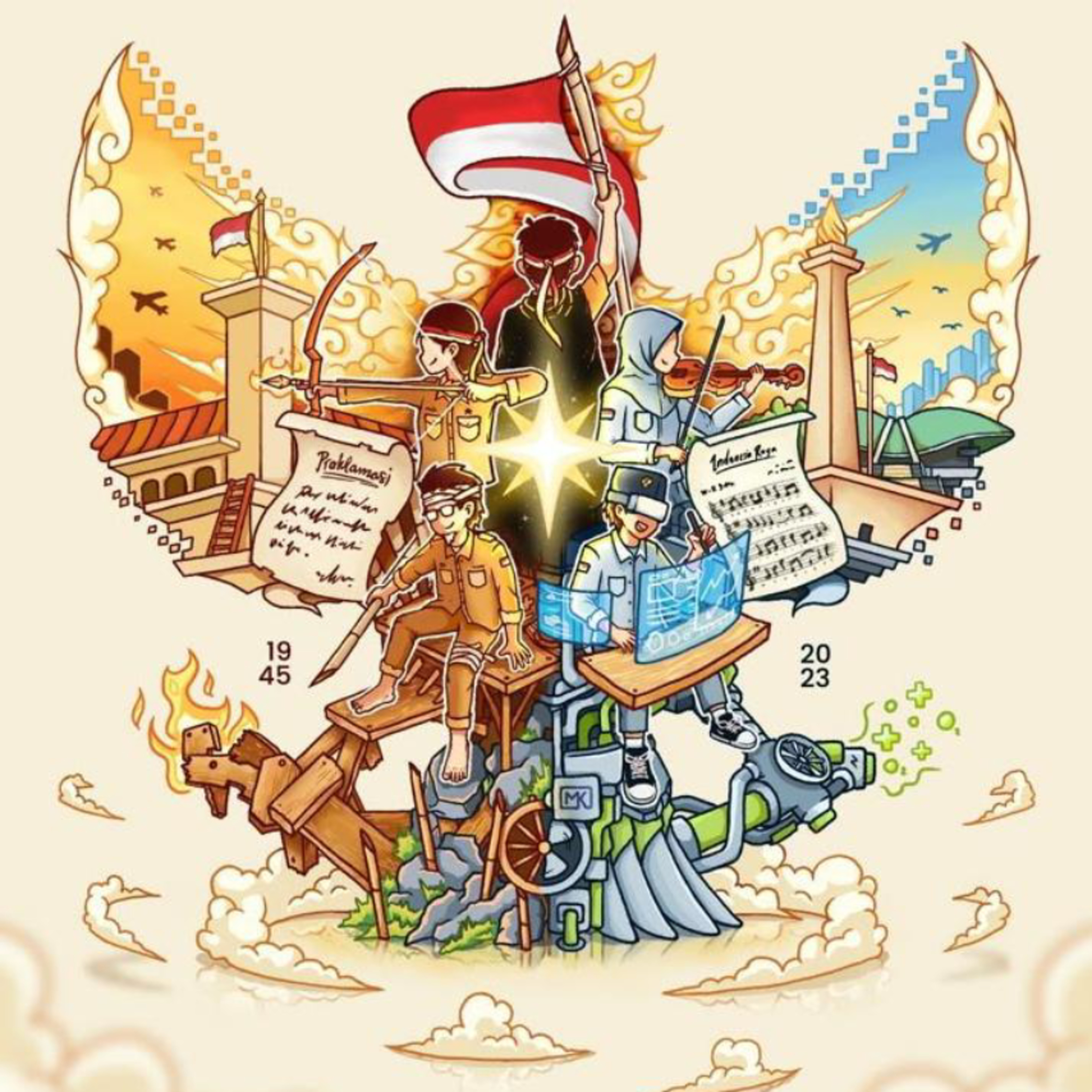Perdamaian dan Persatuan episode artwork