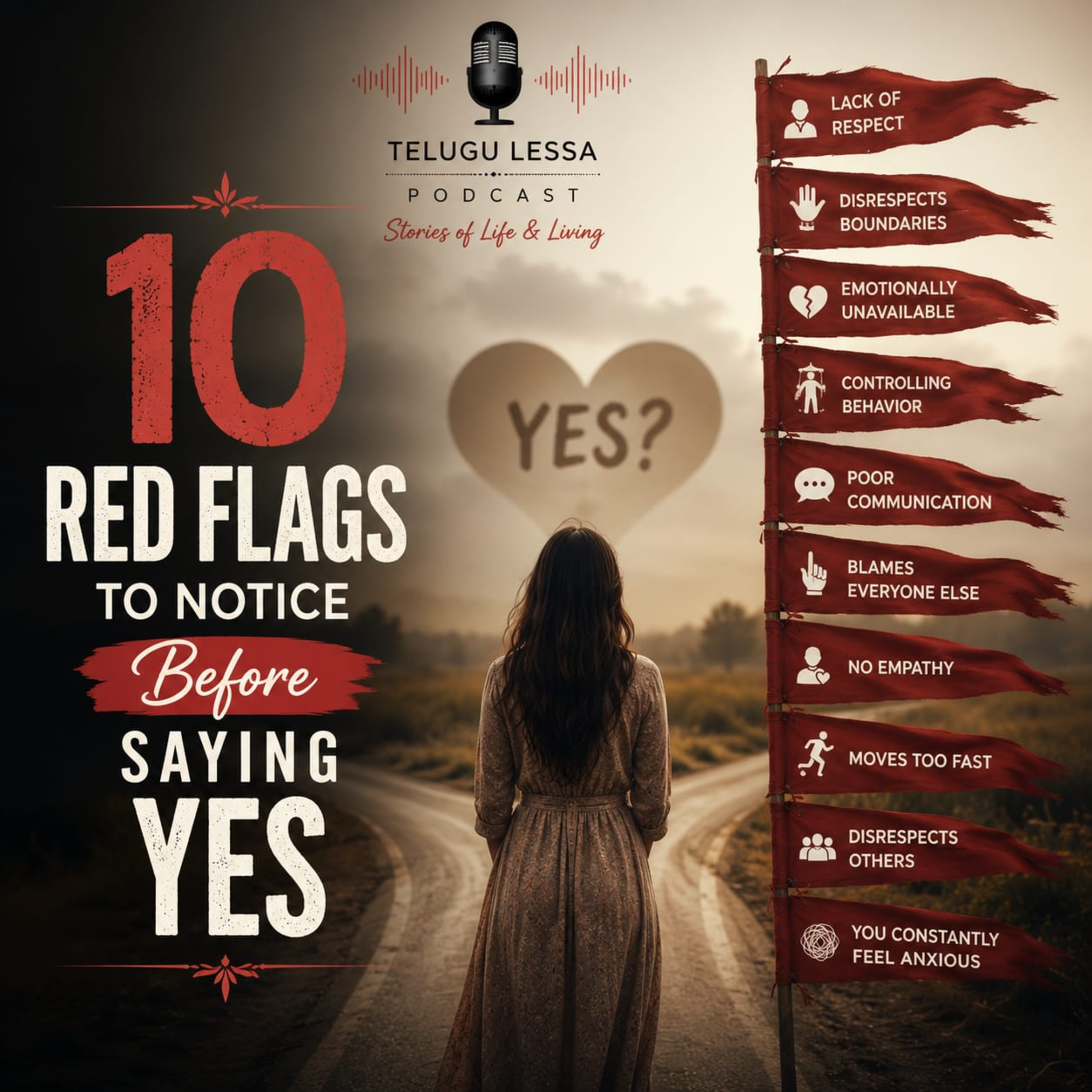 EP 49- 10 Red flags to notice before saying YES