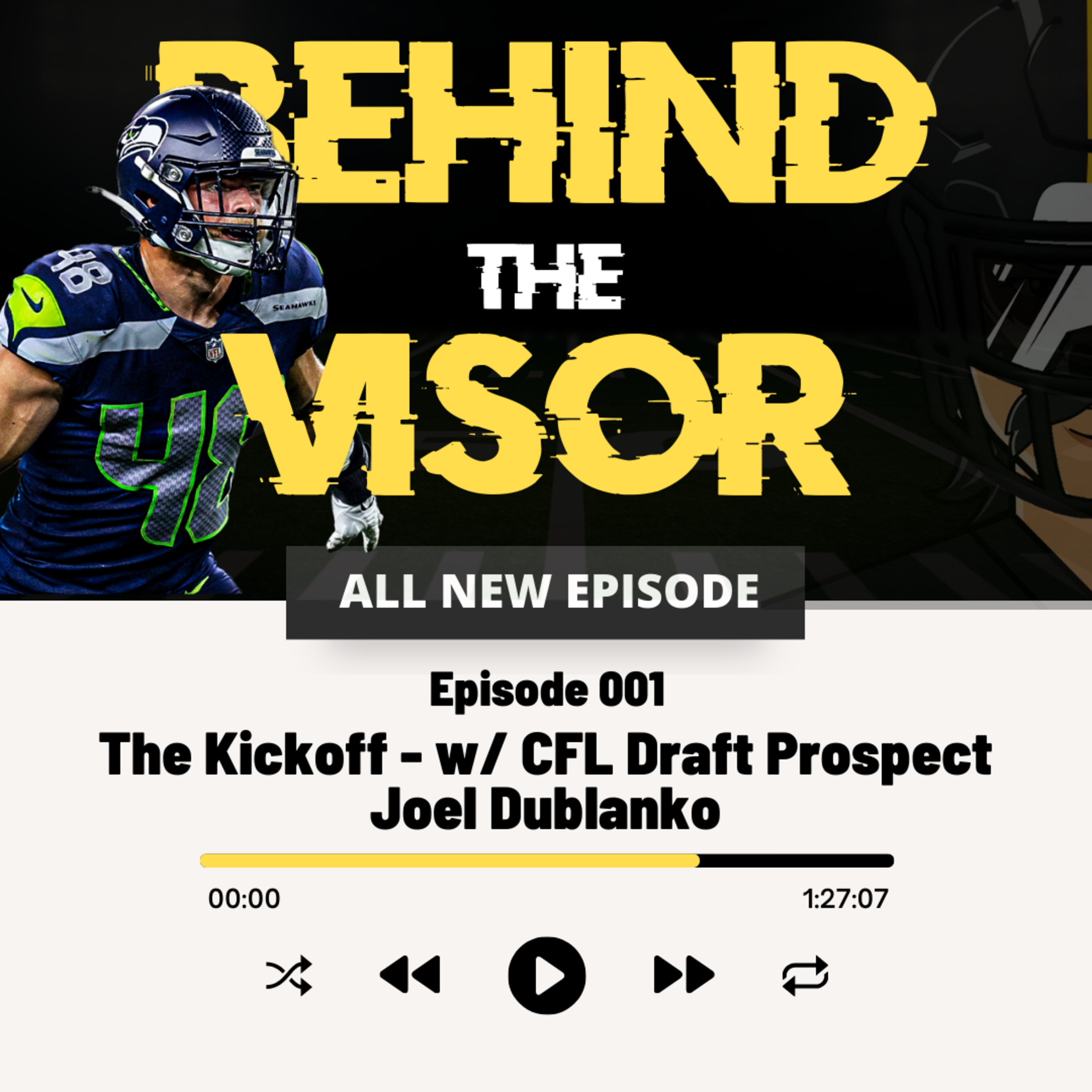 CFL Combine Prospect Joel Dublanko, Card Collecting, Kickoff Rumors episode artwork