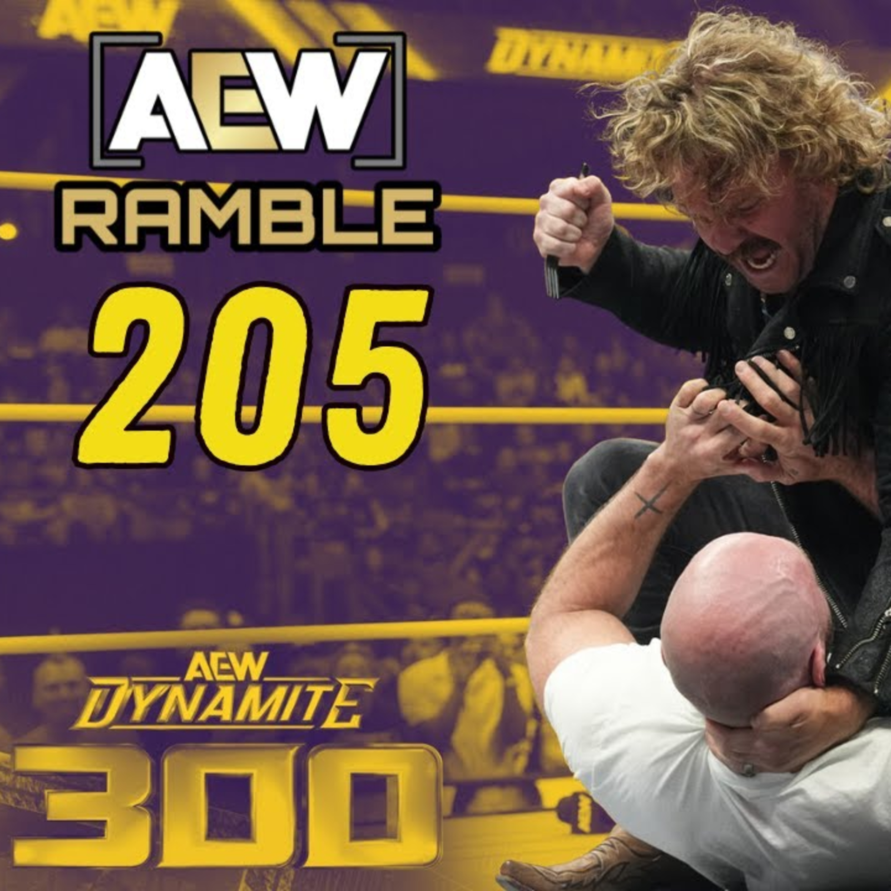 AEWramble 205 | Hangman Page Wants Texas DEATHMATCH! Omega REUNITES w/Ibushi! | AEW Dynamite 300 Review