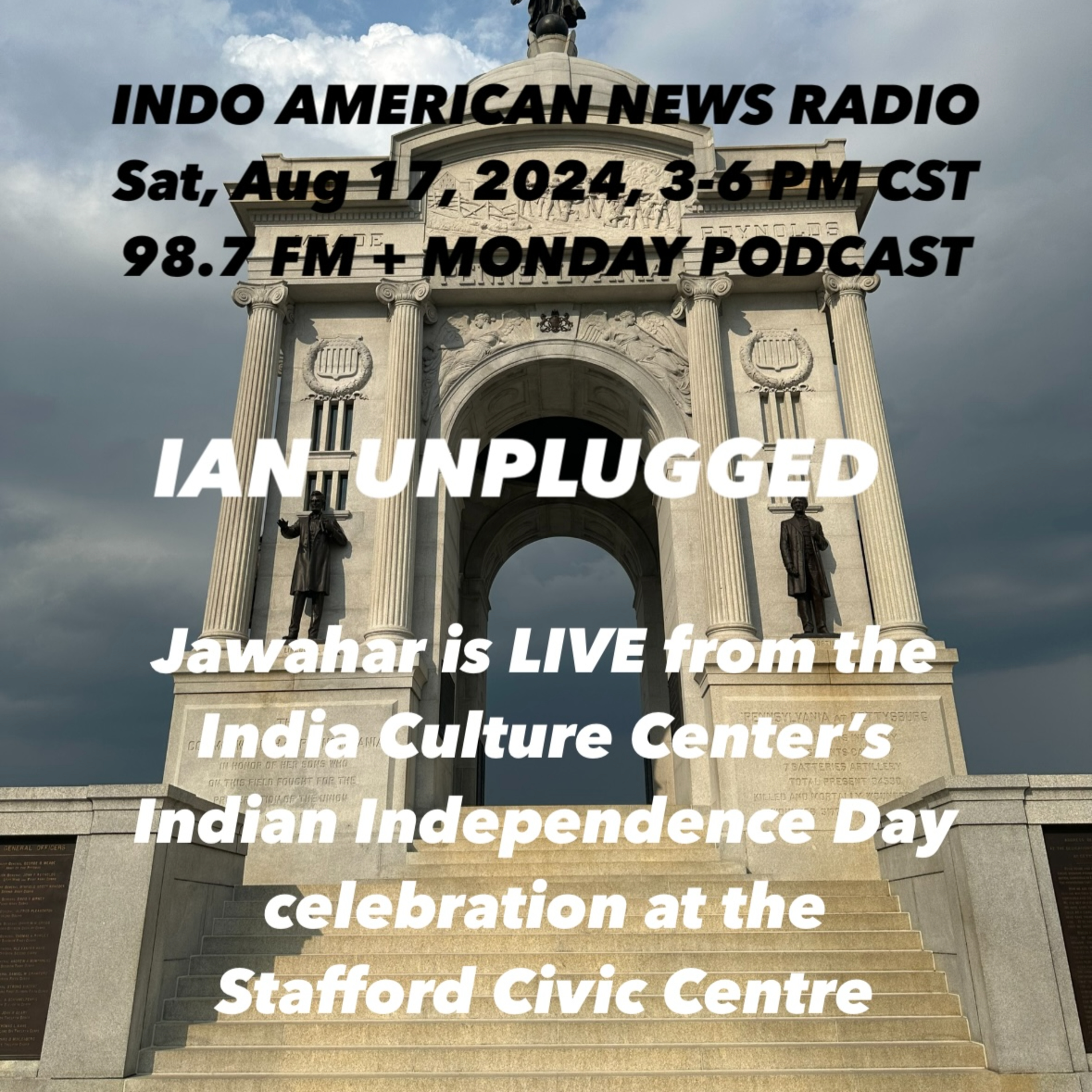 IAN Unplugged 2433 081724 Jawahar LIVE from ICC iFest24 at Stafford Civic Centre episode artwork