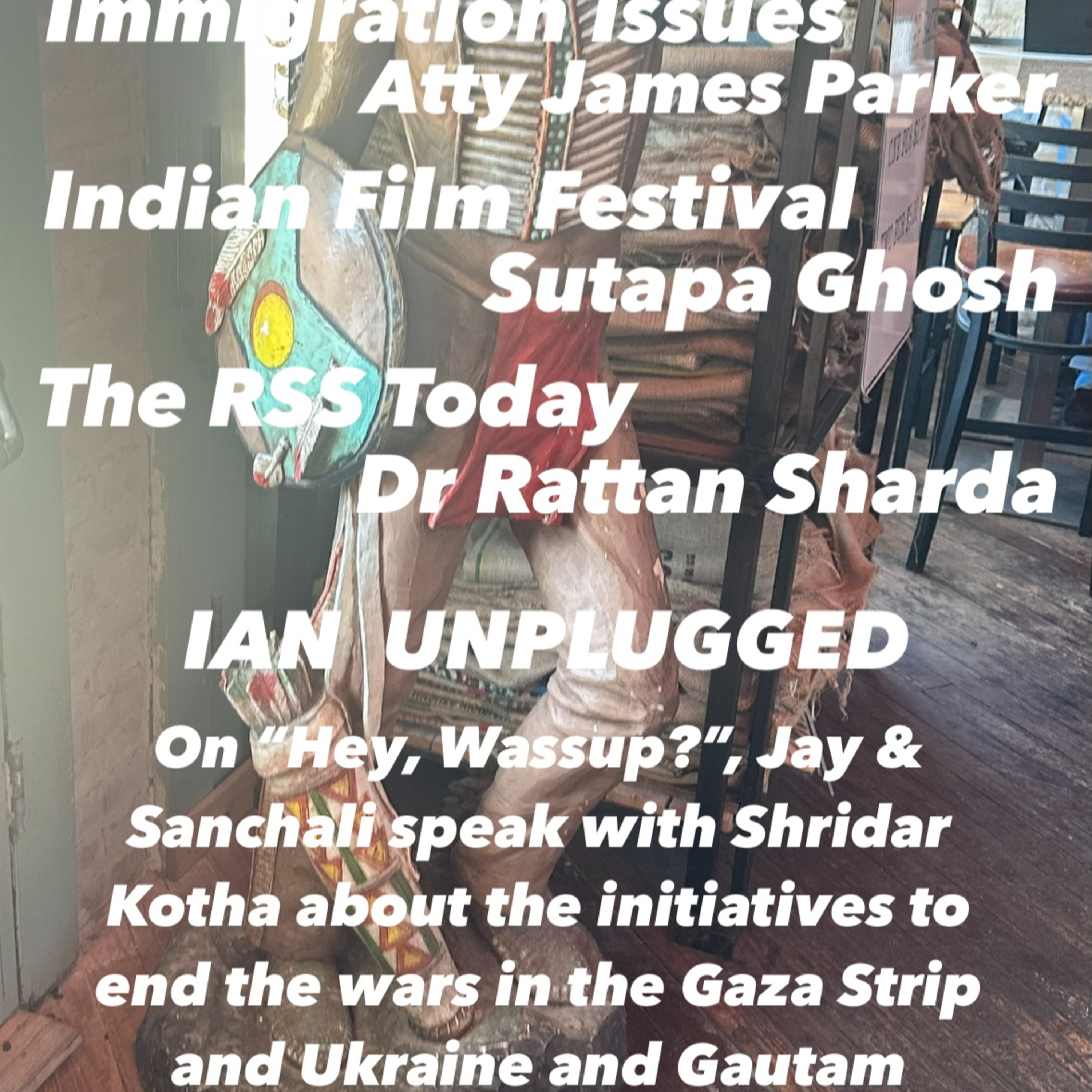 IANR 2508 022225 New Immigration Issues by James Parker; Indian Film Festival Houston with Sutapa Ghosh; RSS Explained with Dr. Rattan Sharda episode artwork