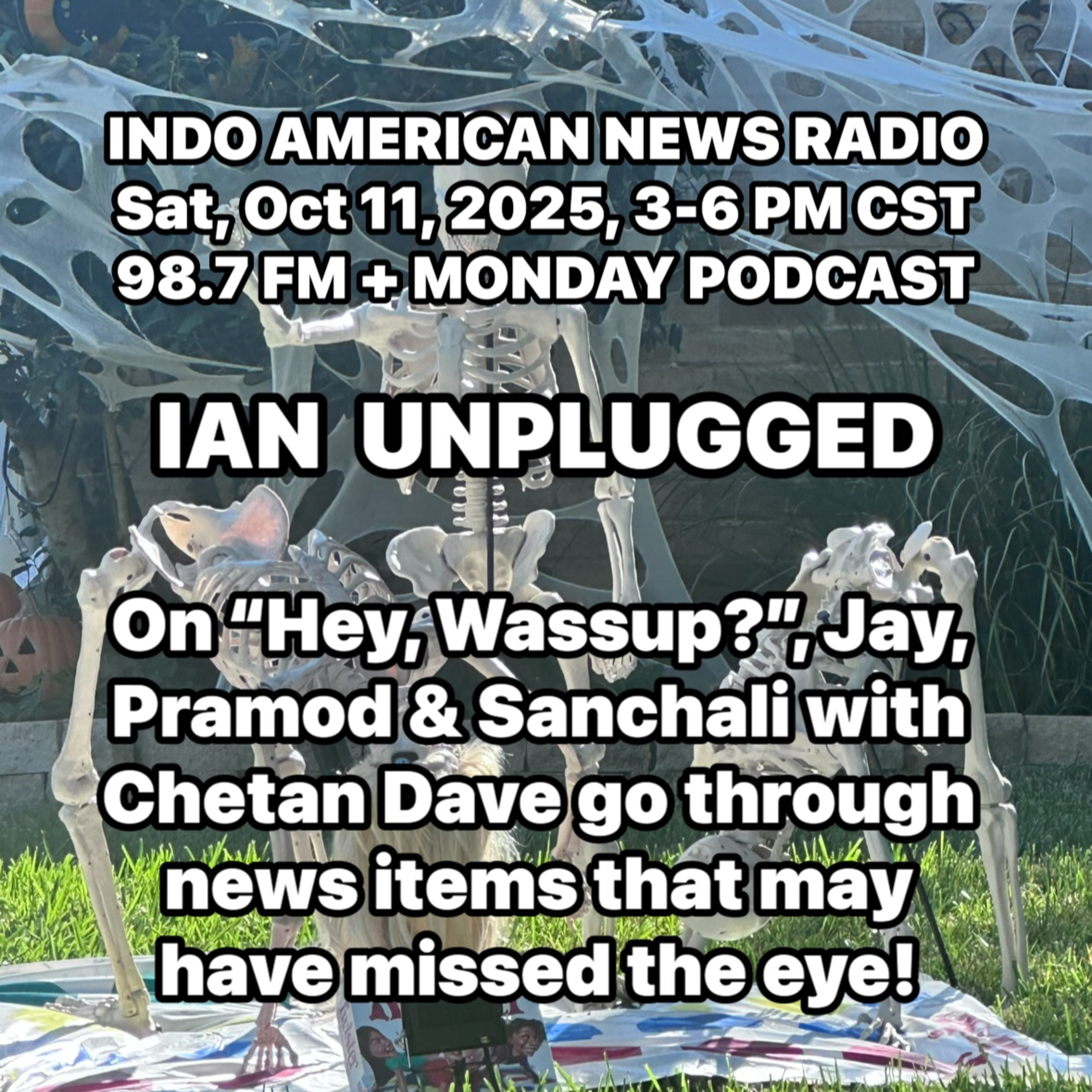 IAN Unplugged 2541 101125 On Hey, Wassup, Jay, Sanchali & Chetan Dave go through news items that may have missed the eye episode artwork