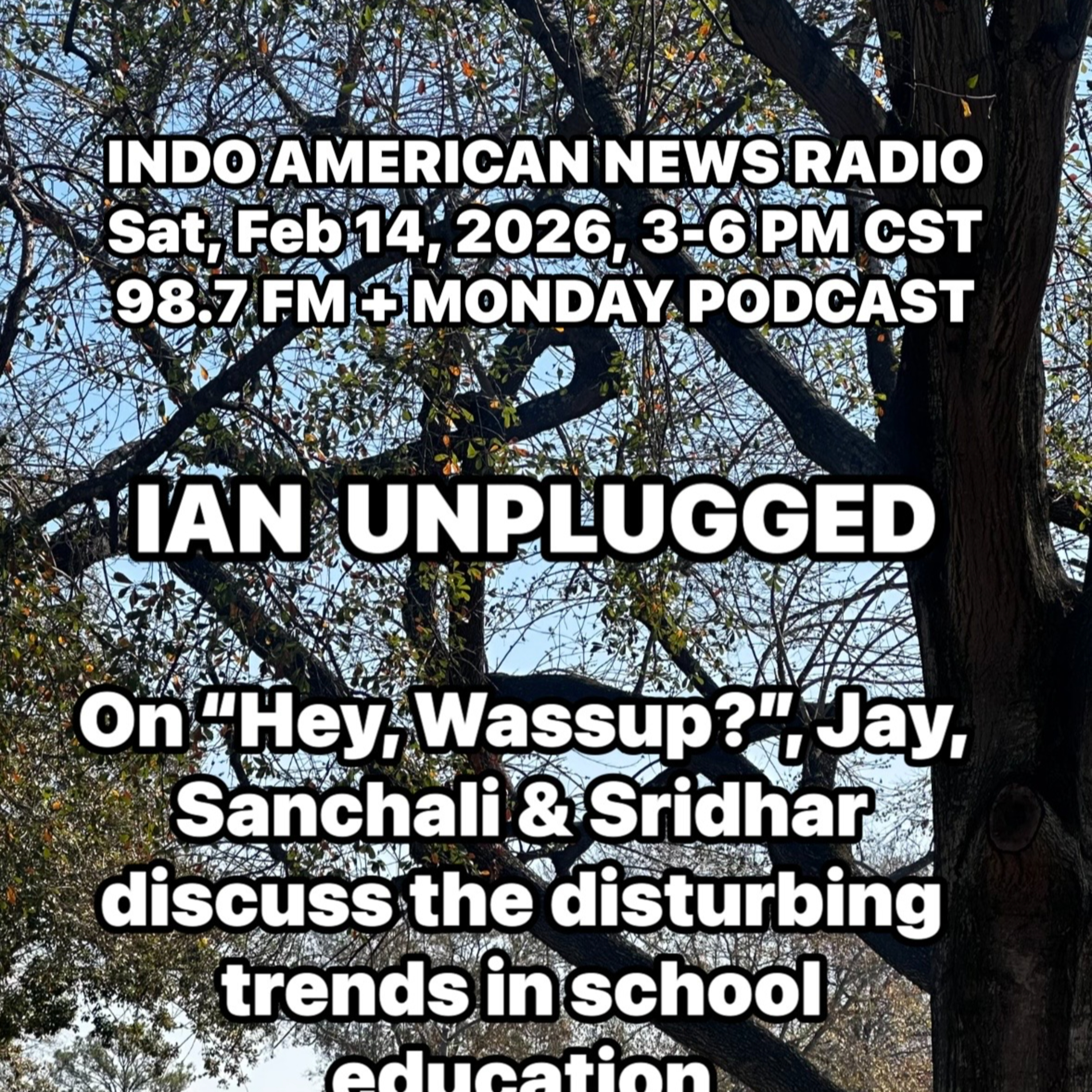 IAN Unplugged 2607 021426 Jay, Sanchali & Sridhar discuss the disturbing trends in school education episode artwork