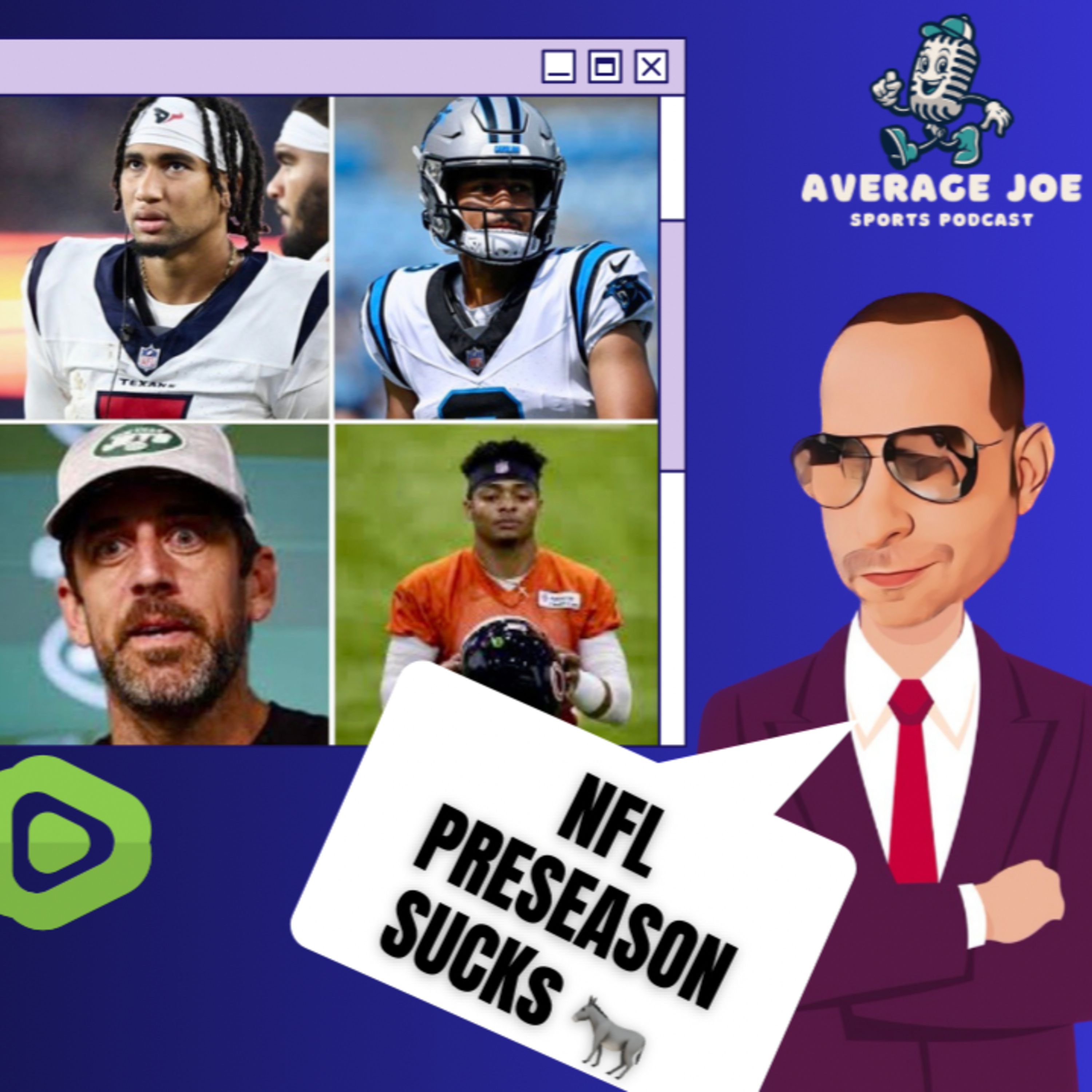 The NFL preseason don't correlate the the Regular season  episode artwork
