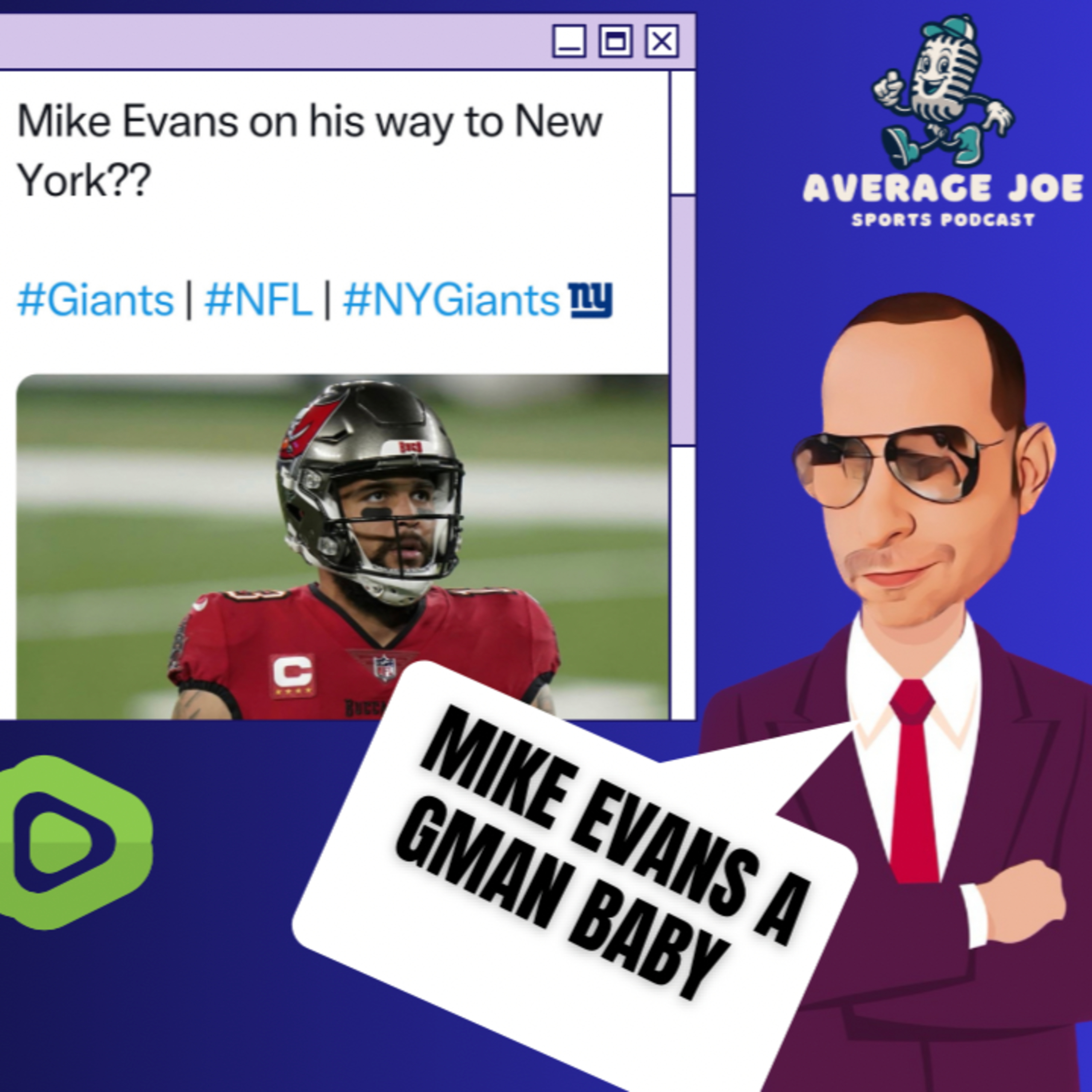 NFC/AFC playoff Ranking Predictions. Mike Evans to the Giants? Who's at QB for the Cardinals? episode artwork