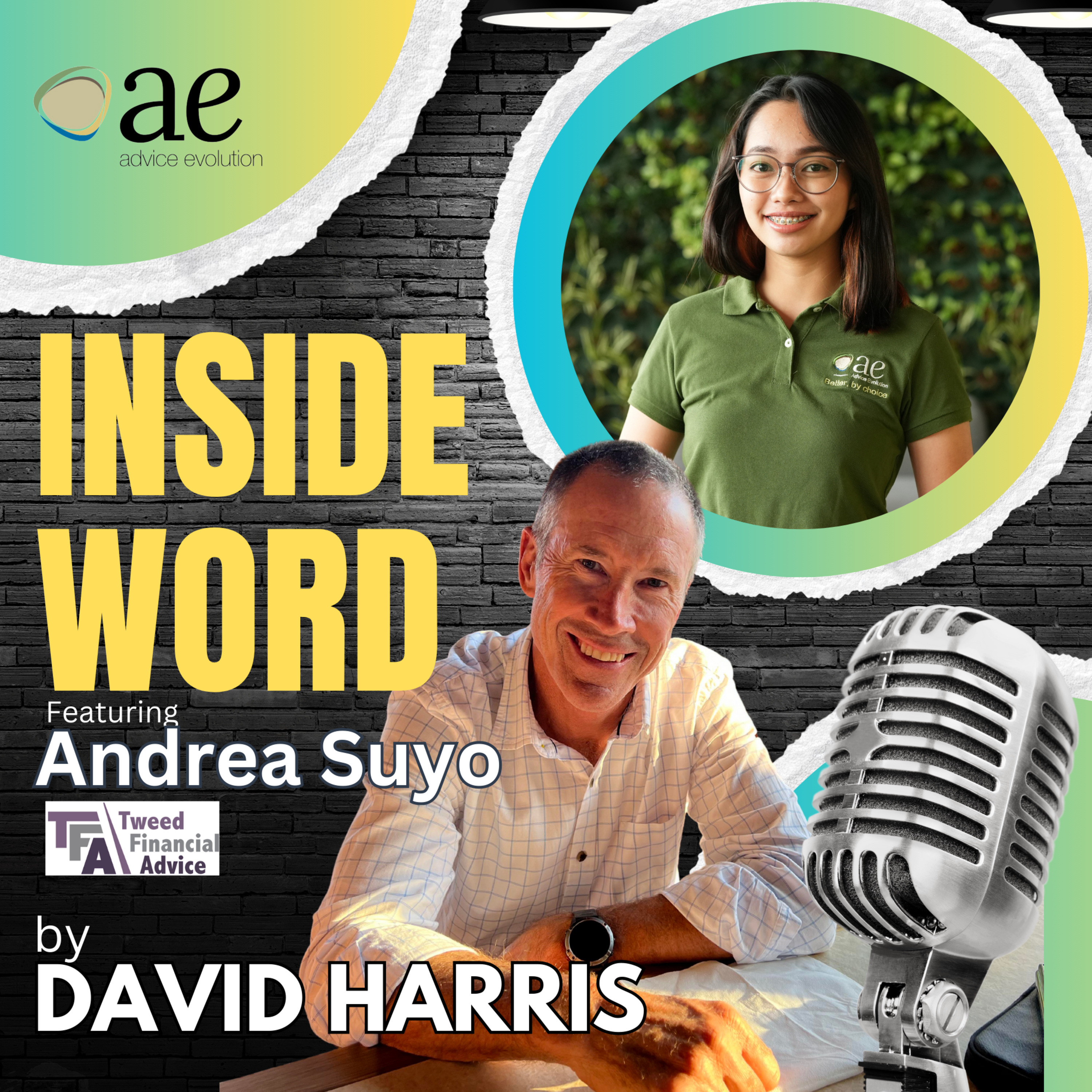 Advice Evolution - The Inside Word #14, Andrea Suyo (Tweed Financial) episode artwork