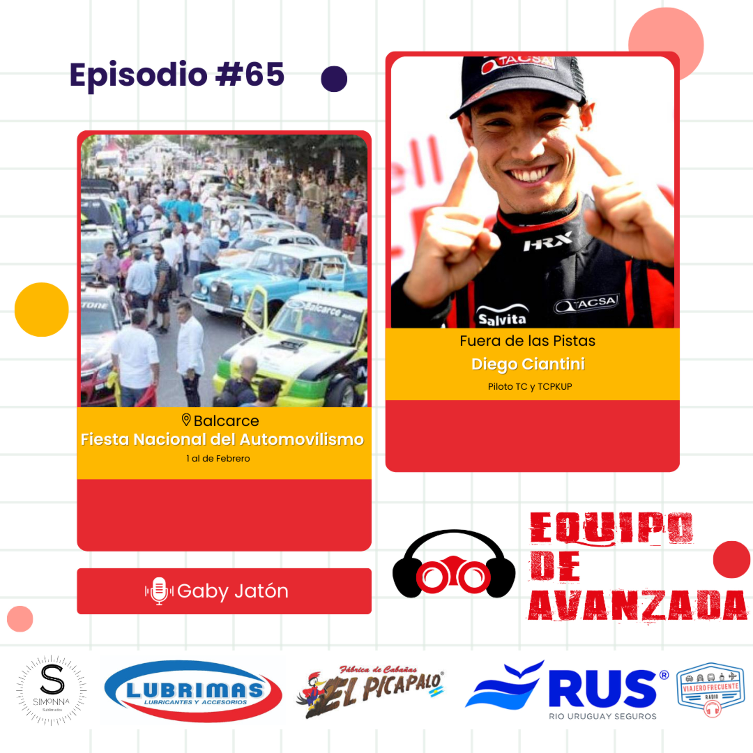 Equipo de Avanzada #65: F.N. del Automovilismo en Balcarce - Diego Ciantini en Fuera de las Pistas episode artwork