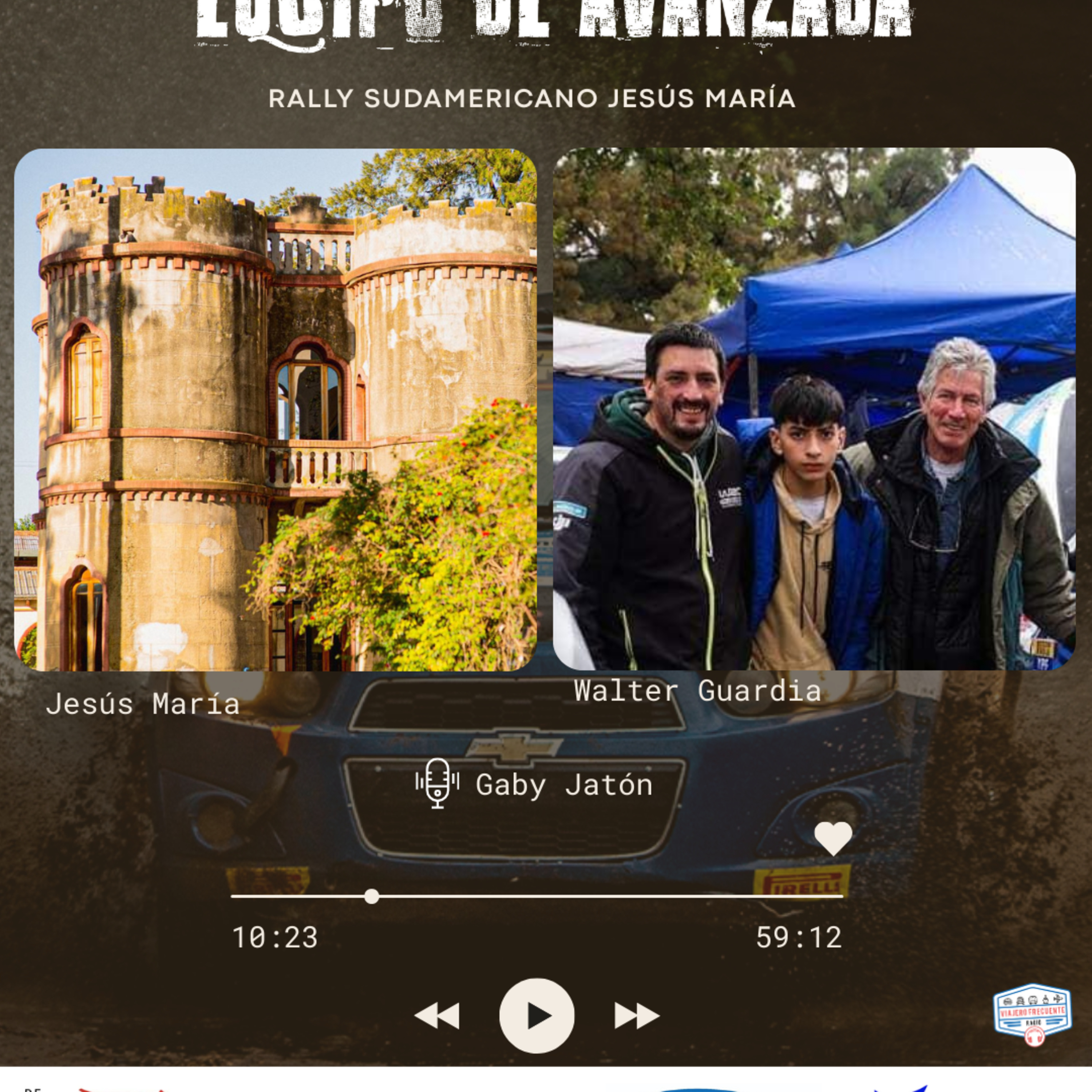 Equipo de Avanzada #128: #RallyenJesusMaria : Jesús Maria y Walter Guardia en Fuera de las Pistas o de las Huellas! episode artwork
