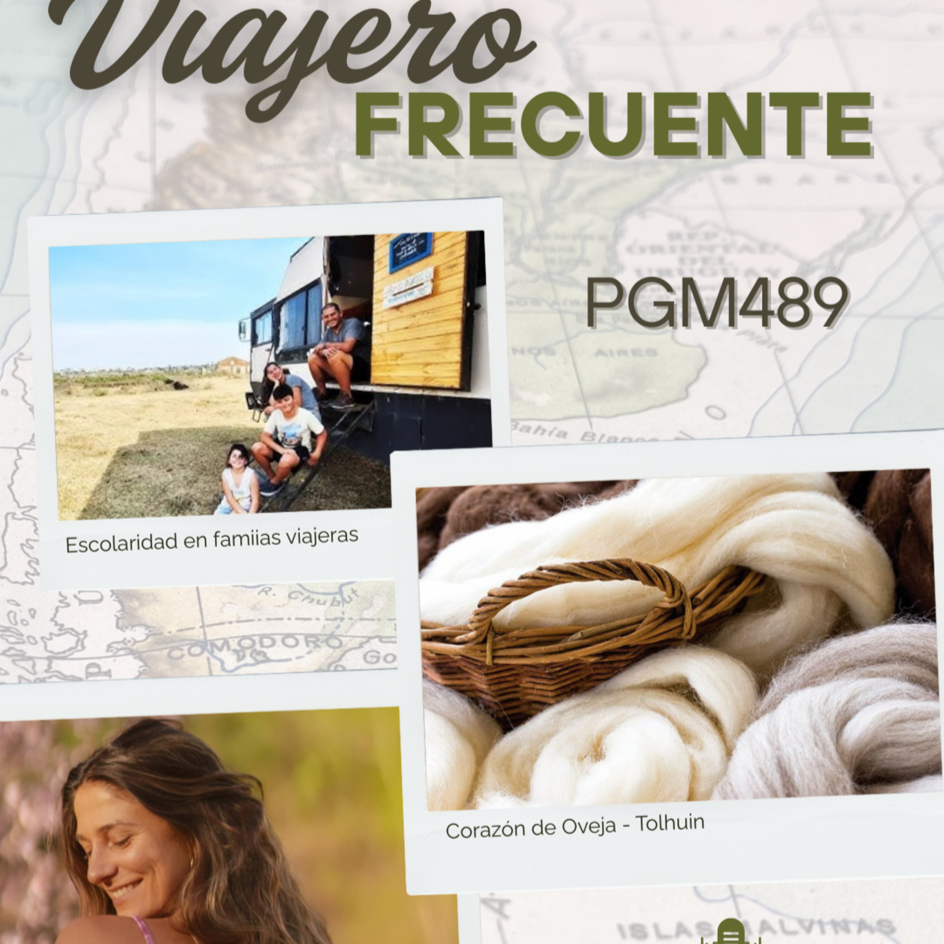 Viajero Frecuente #489: Educar en Modo Nómade - Arte con lana de oveja - Emilia Cachari viajes externos e internos episode artwork