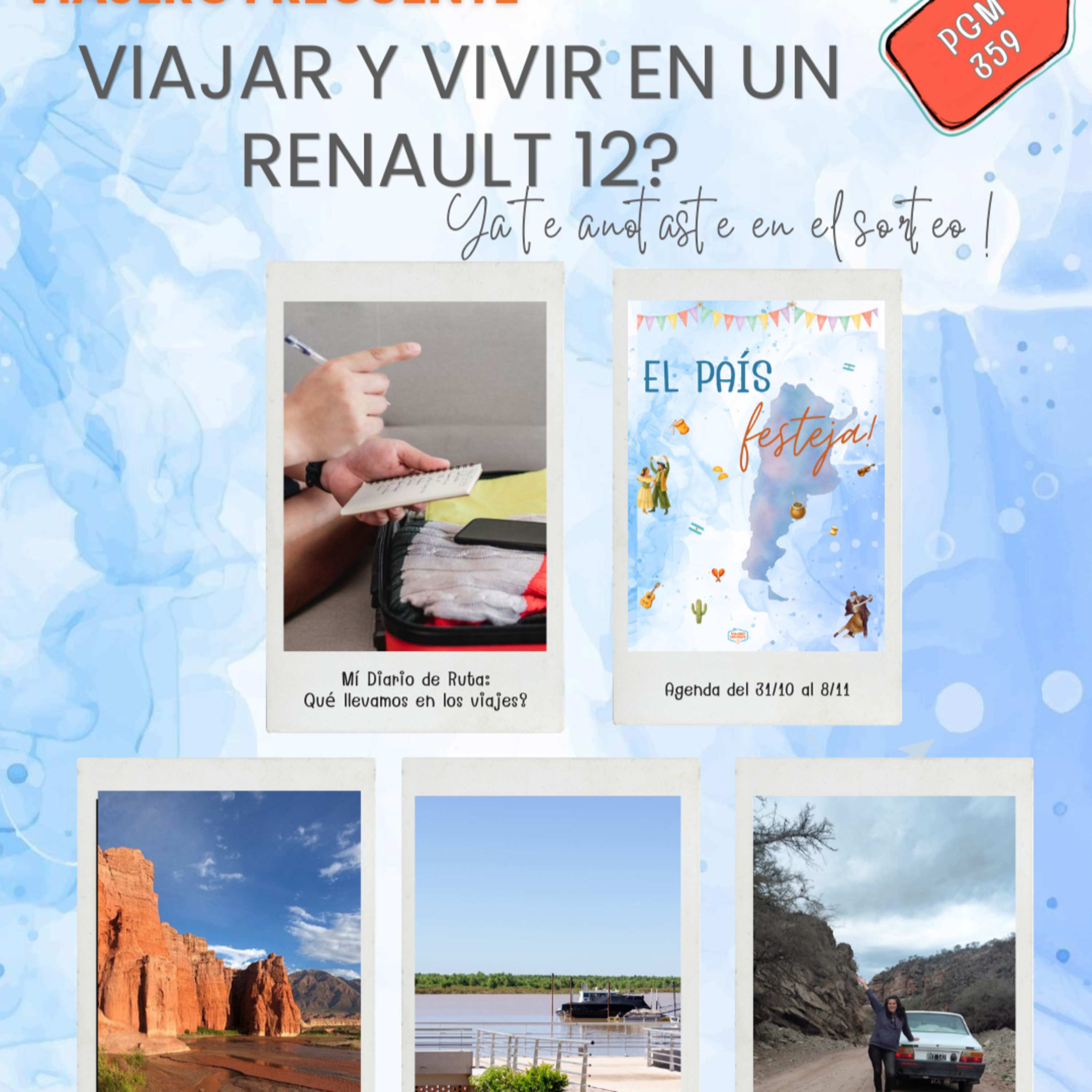 Viajar y vivir en un Renault 12, una Fiesta del Patí y qué llevamos a los viajes I #539