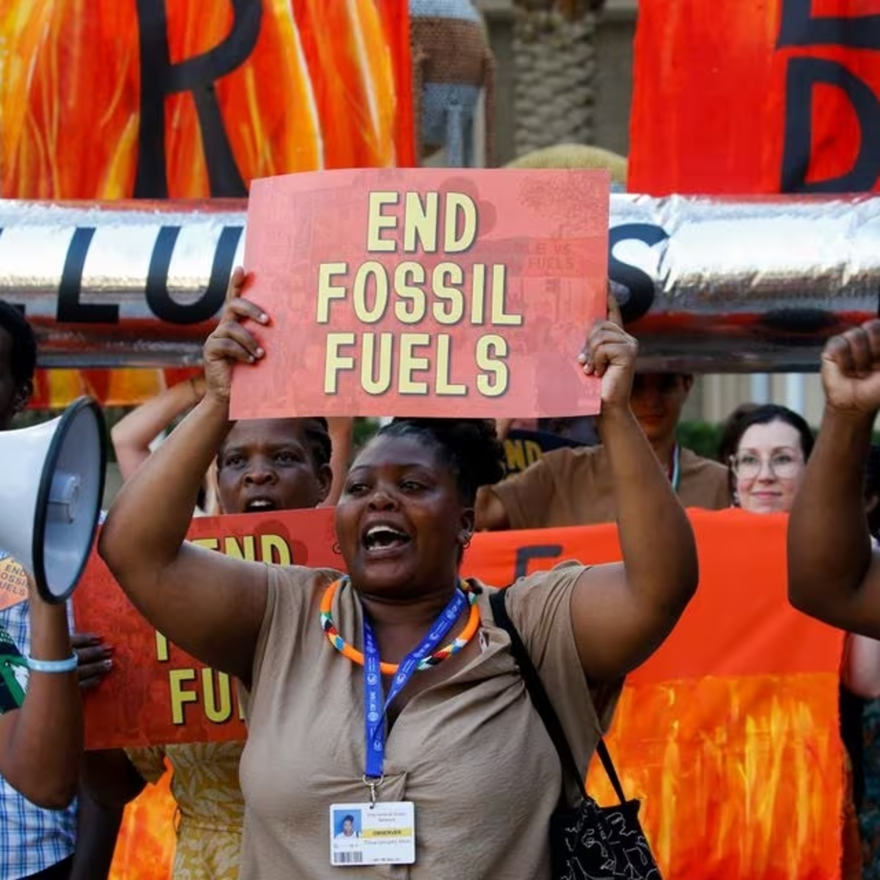 Climate News: 'Climate Defiance' protestors disrupt Exxon-Mobil presentation; COP28 on ABC's 7:30 Report episode artwork