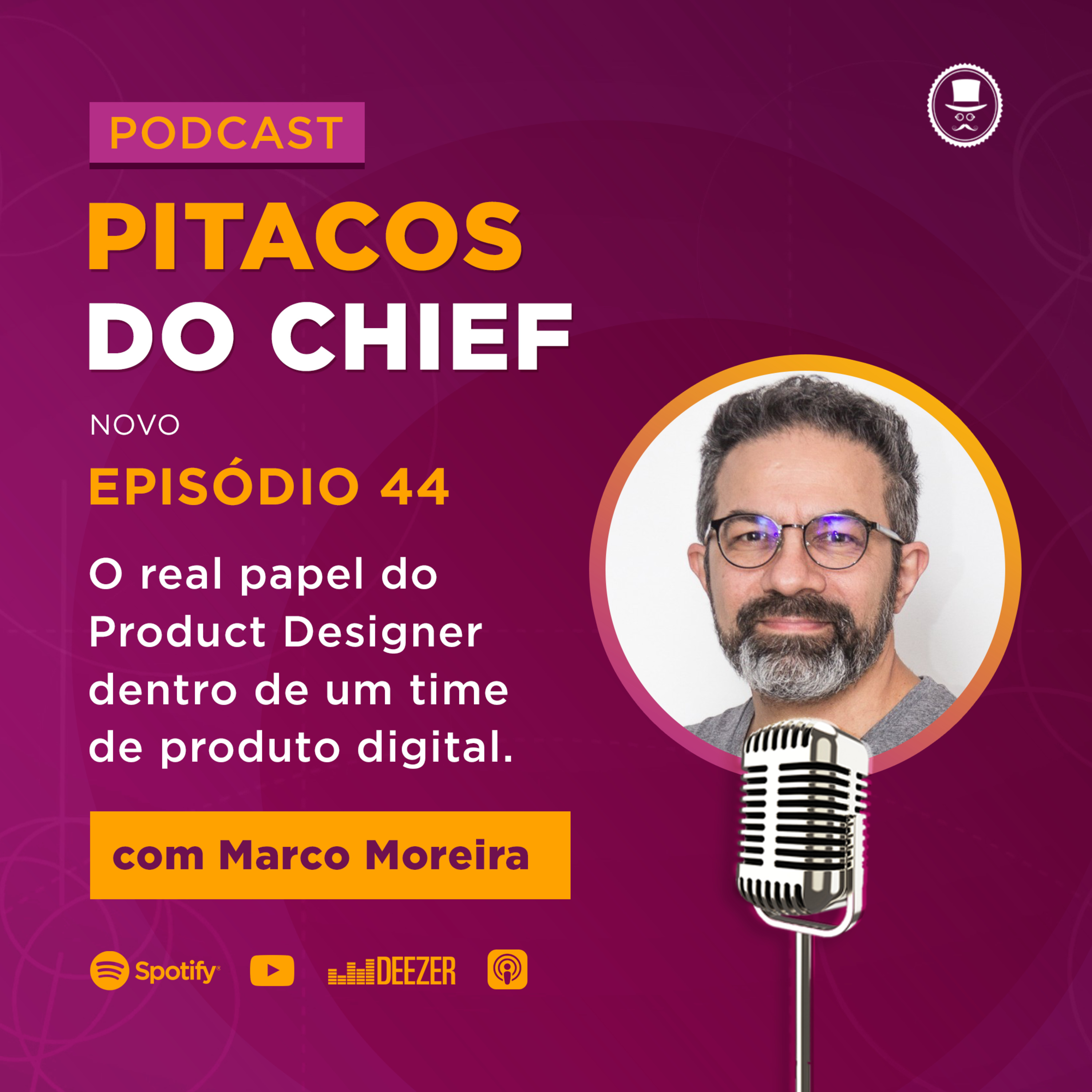 O que UI Designer Sênior faz e o papel do Product Designer no time - com Marco Moreira | Podcast Design #44 episode artwork