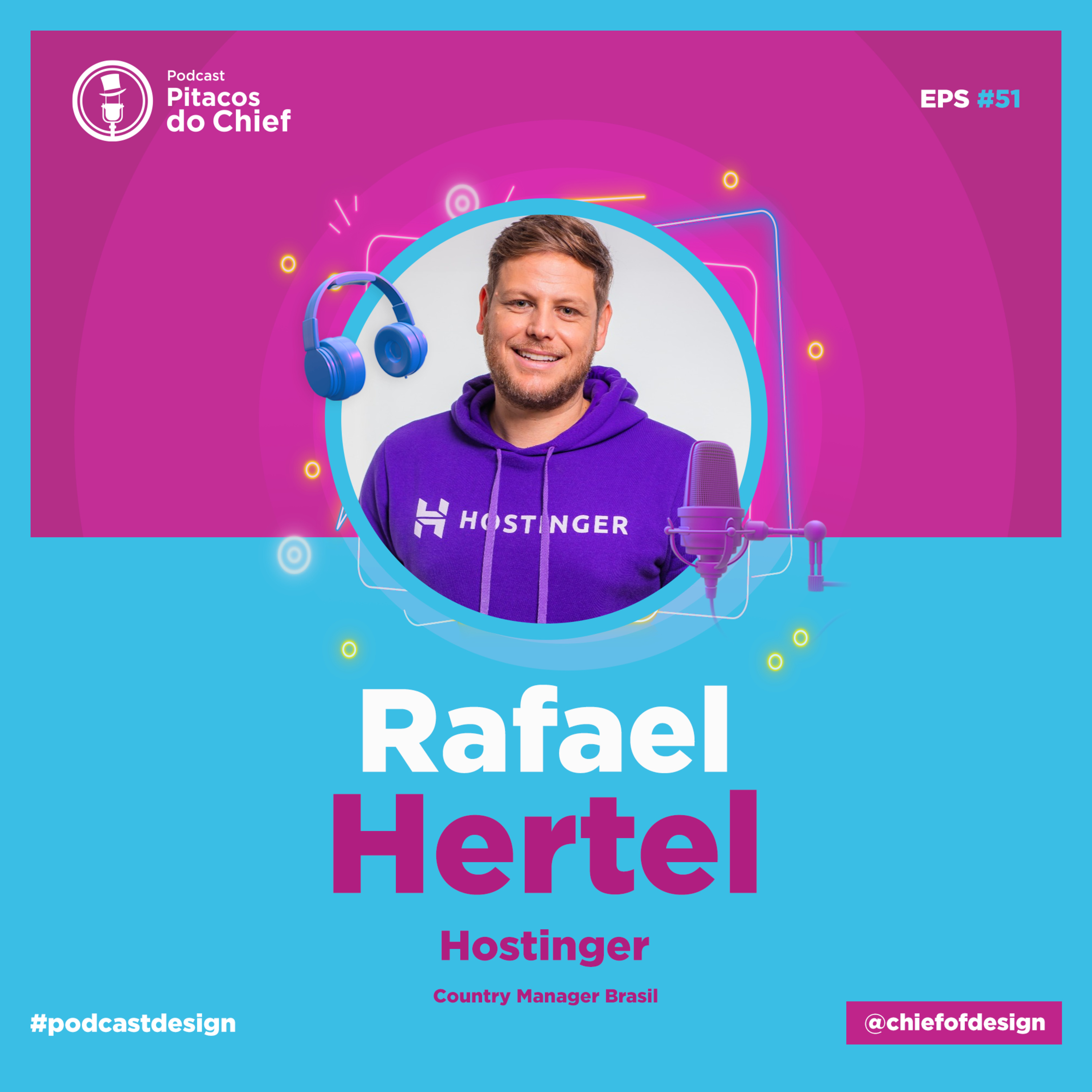 Como é trabalhar numa empresa de tecnologia da Lituânia - com Rafael Hertel | Podcast de Design #51 episode artwork