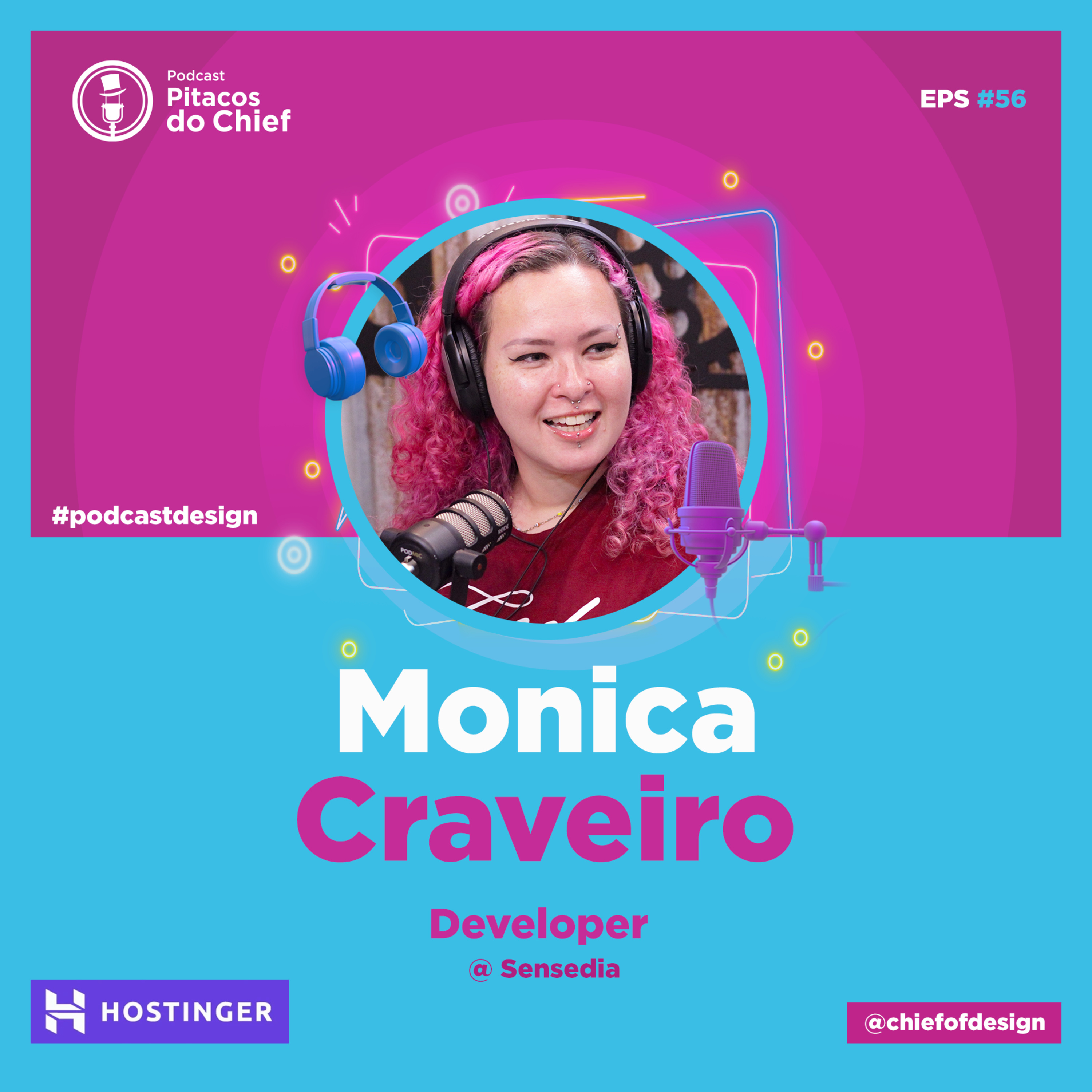 Design e Programação com Acessibilidade - Monica Craveiro | Podcast Design #56 episode artwork