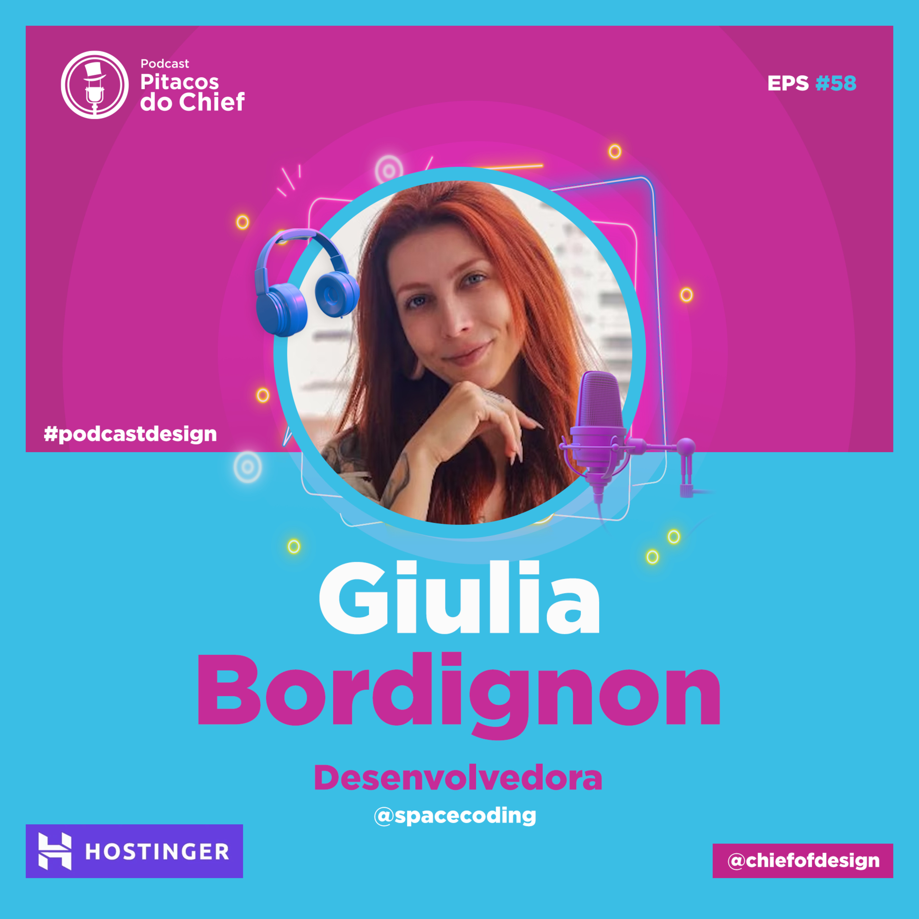 Promovendo o empoderamento tecnológico com Gi Bordignon - Spacecoding | EP #58 episode artwork