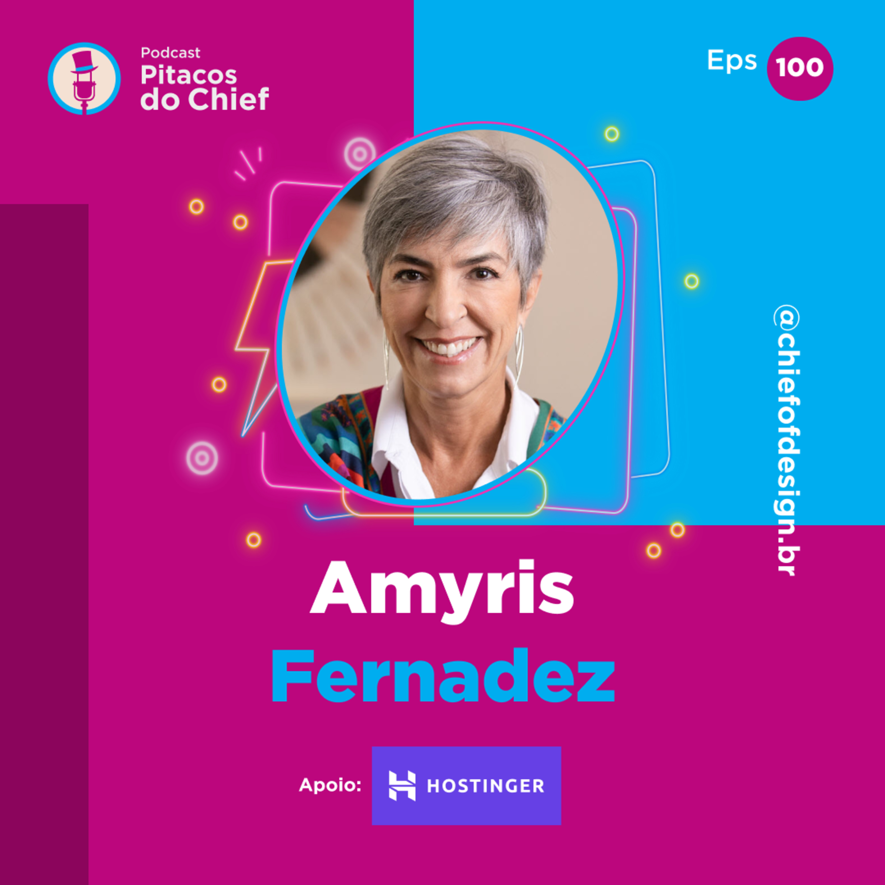 Liderança em UX: Desafios e Lições da Primeira Gestão – Amyris Fernandez | EP 100 episode artwork