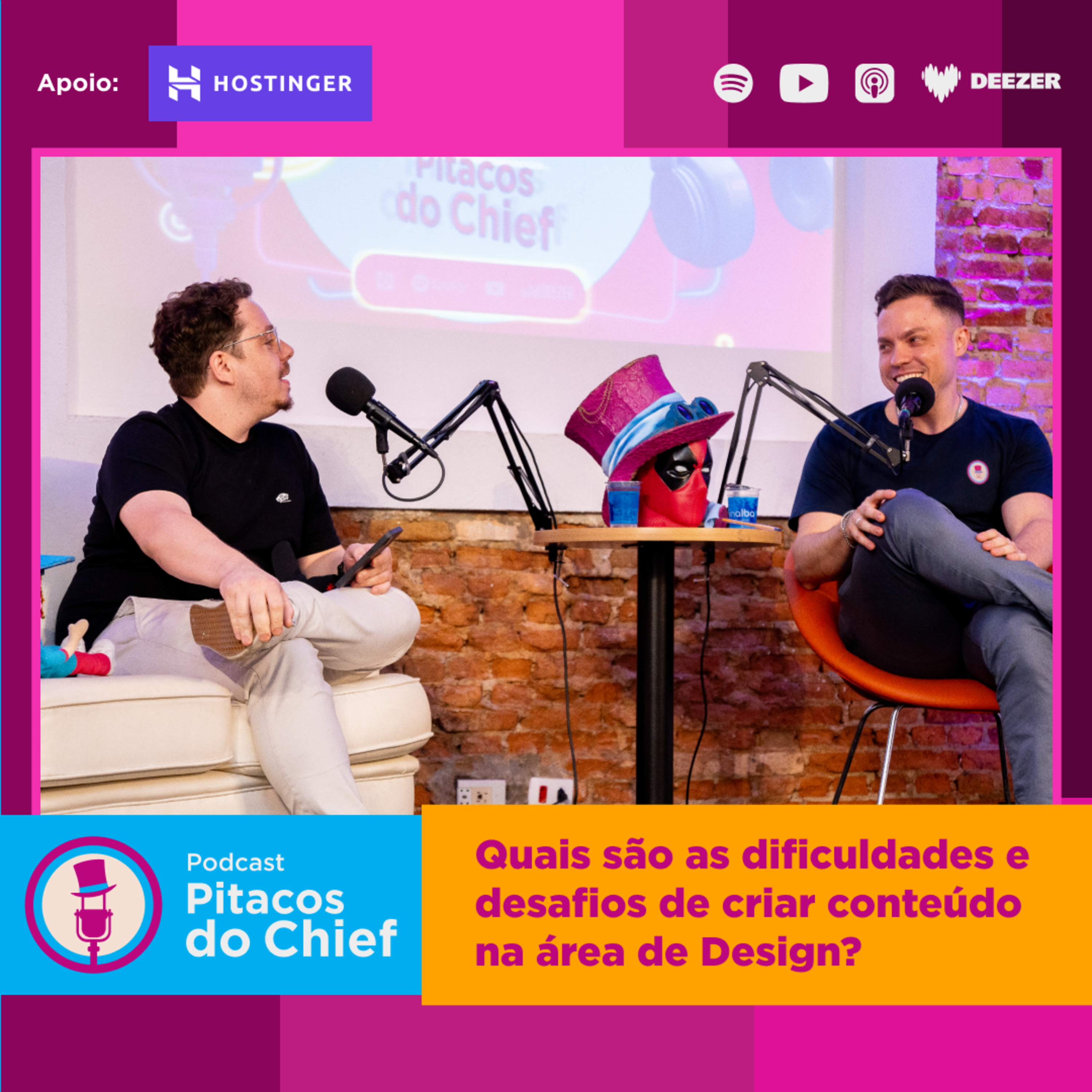 Quais são as dificuldades e desafios de criar conteúdo na área de Design? Com Ikaro Martins | Episódio Especial episode artwork