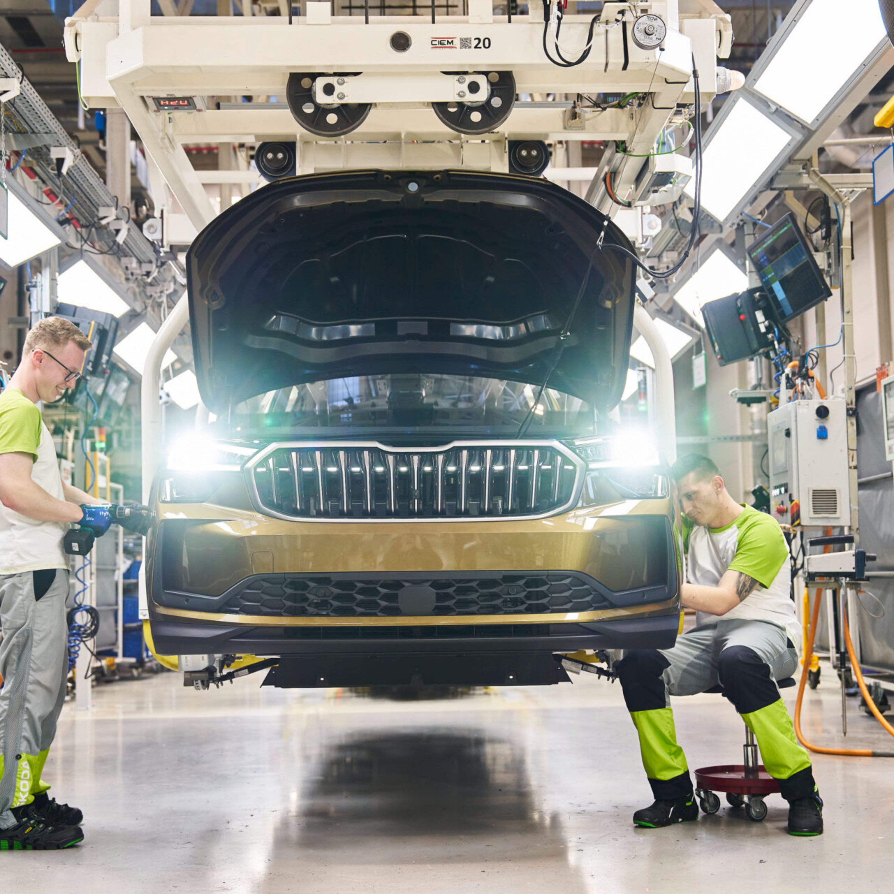 Škoda Auto launches production of the all-new Kodiaq in Kvasiny