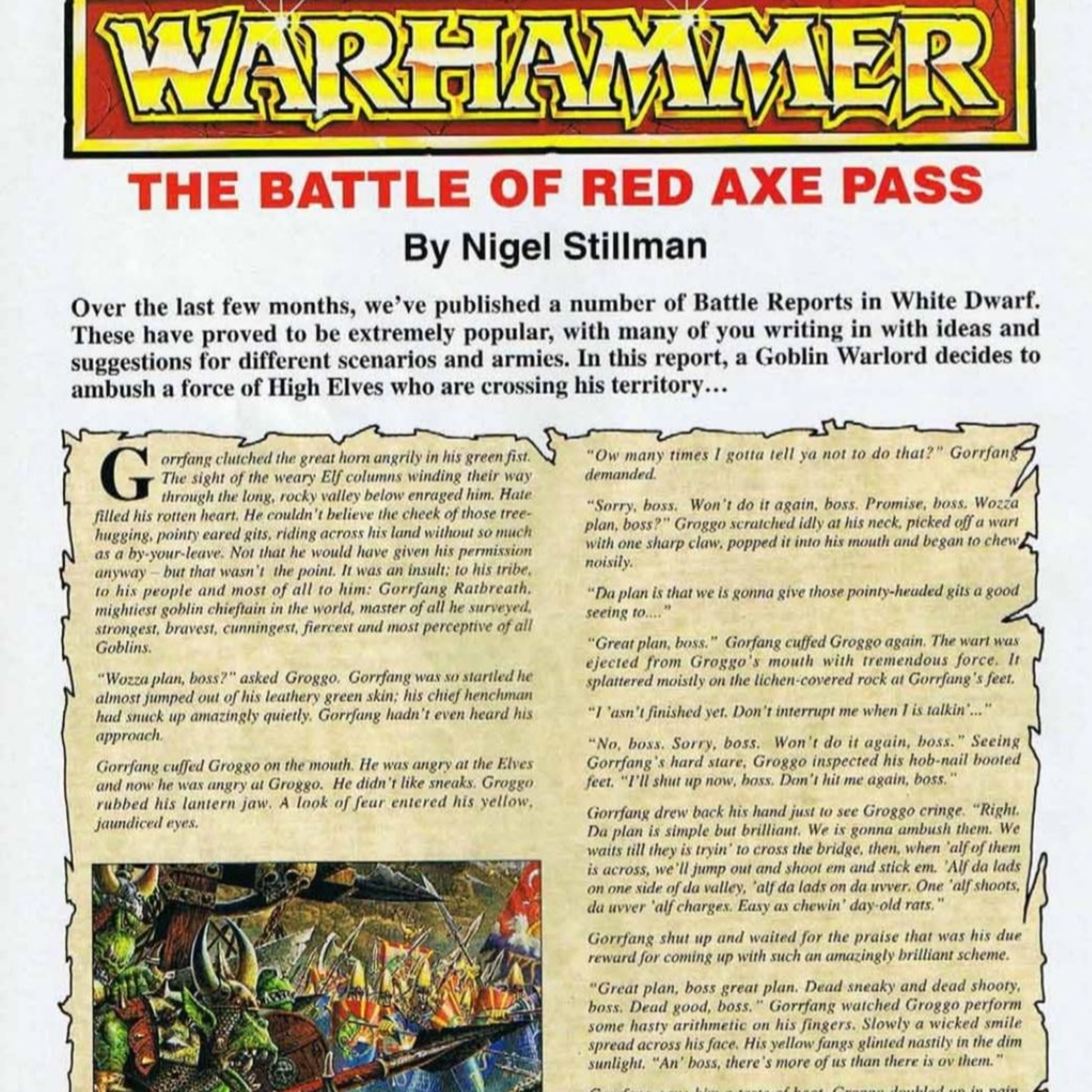 Battle for Blood Axe Pass: White Dwarf Battle Report Deepdive  episode artwork