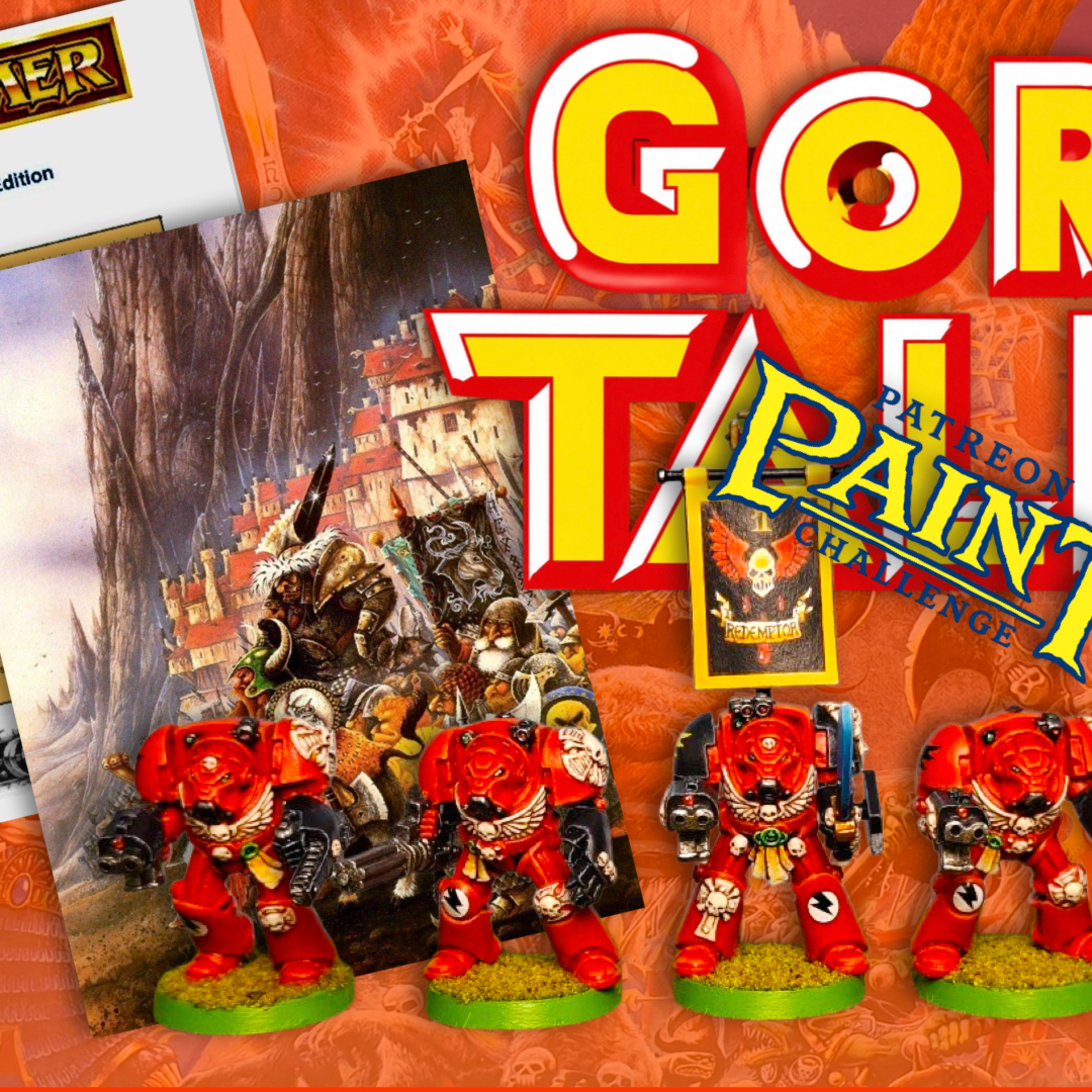 Gork Talk's Hobby Hangovers, Patron Paint Challenge & Under a Purple Sun Warhammer Games Day episode artwork