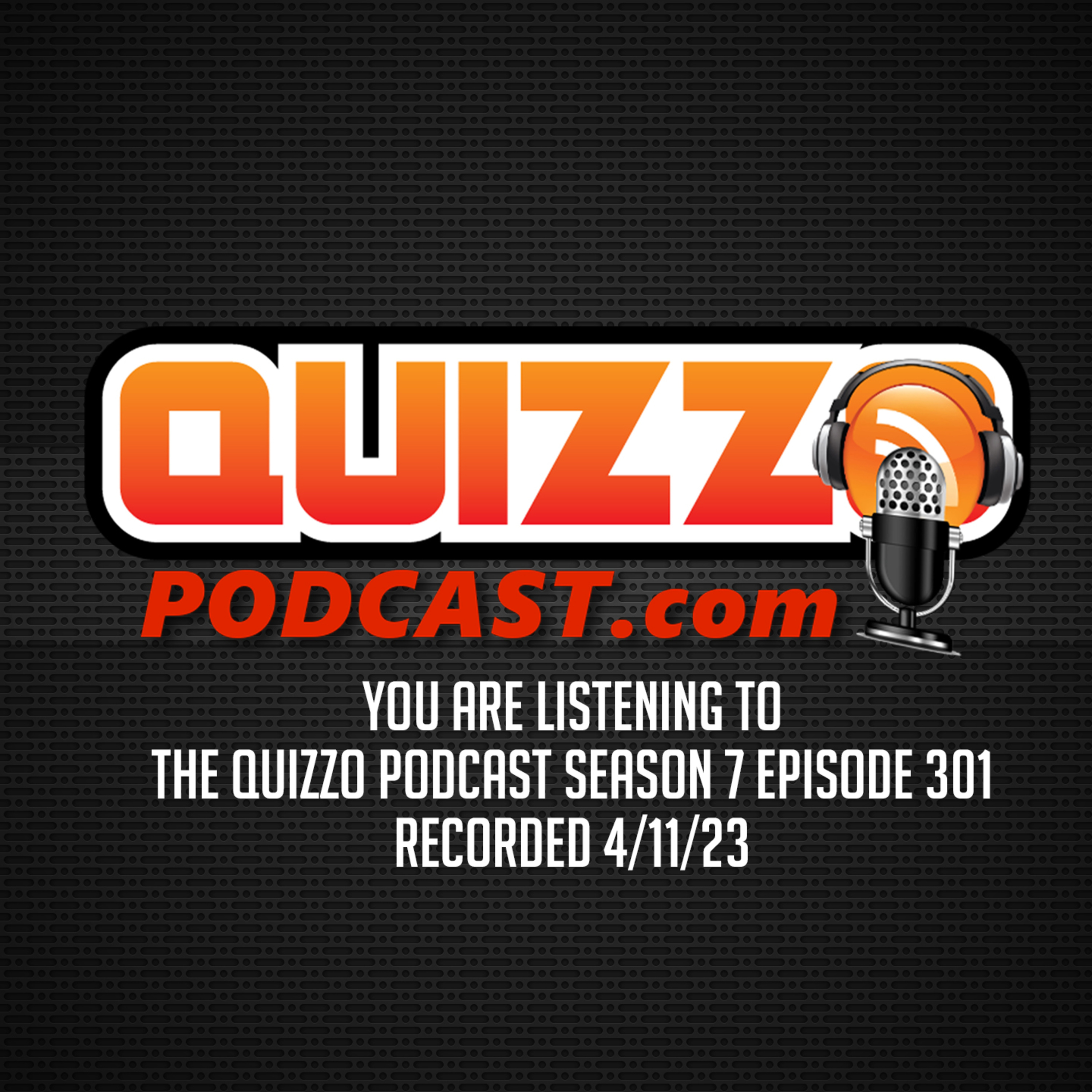 The Quizzo Trivia Podcast Episode #301 04/11/23 episode artwork