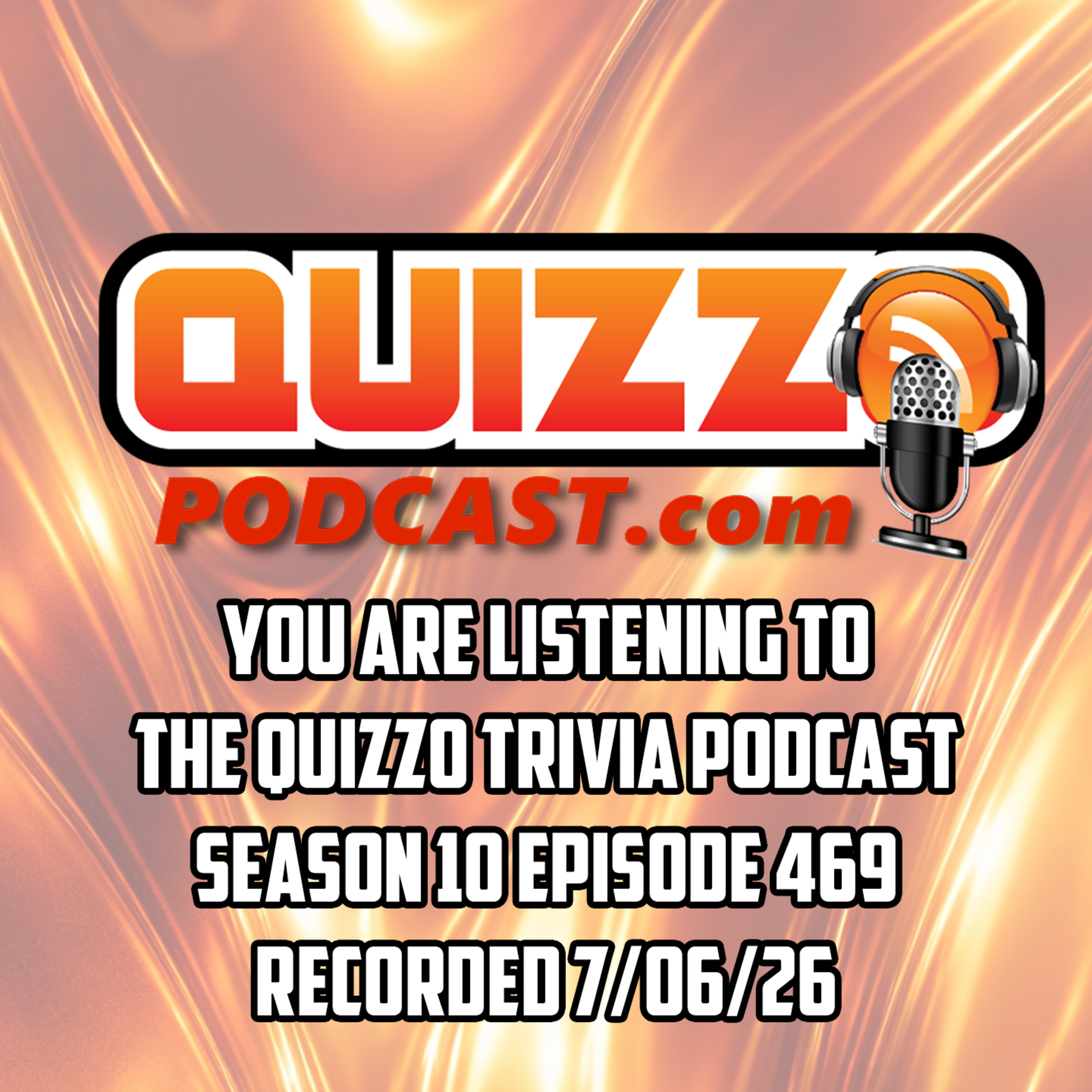 The Quizzo Trivia Podcast Episode #469 7/6/26 episode artwork