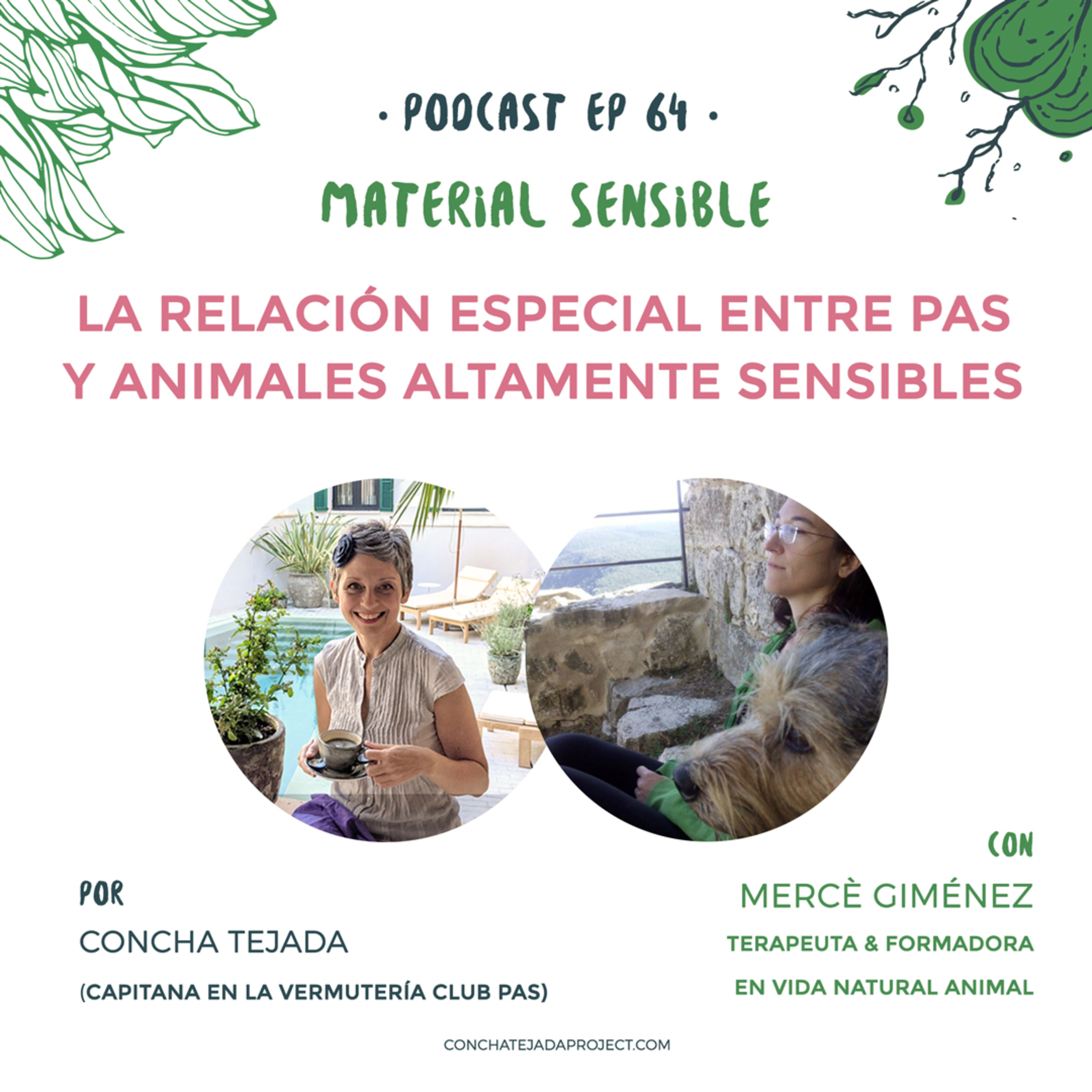 EP 64 ANIMALES ALTAMENTE SENSIBLES Y LA RELACIÓN CON LAS PAS con Mercè Giménez