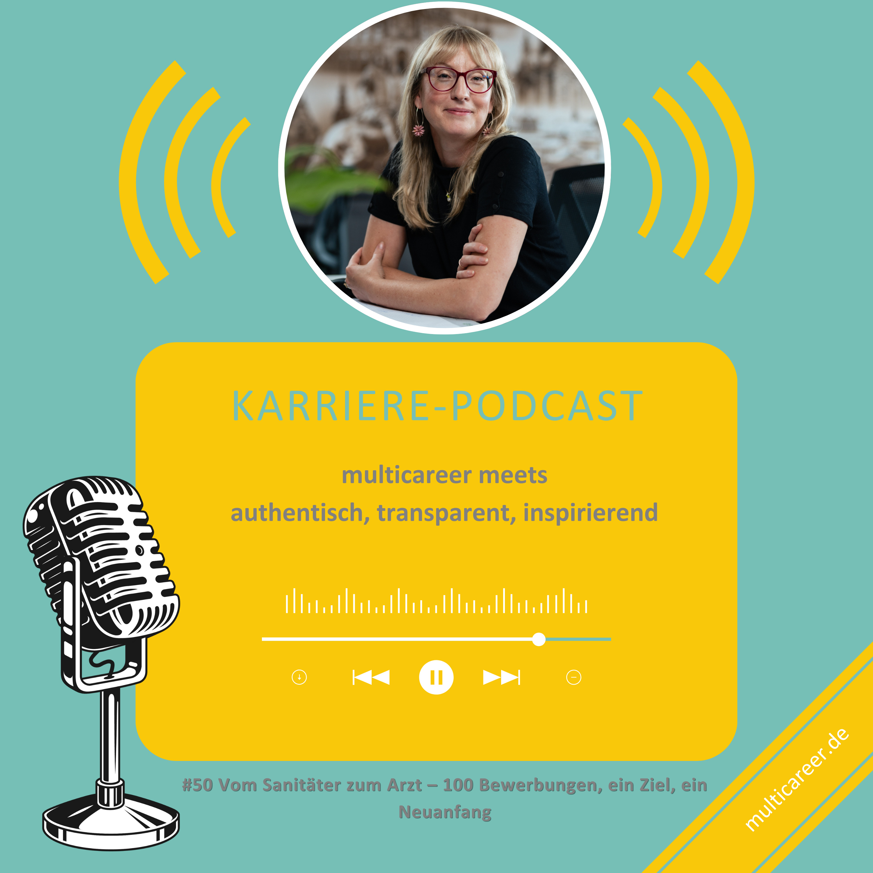 Karriere-Podcast für neue Perspektiven und alle, die ihren eigenen Weg im Gesundheitswesen gehen😀