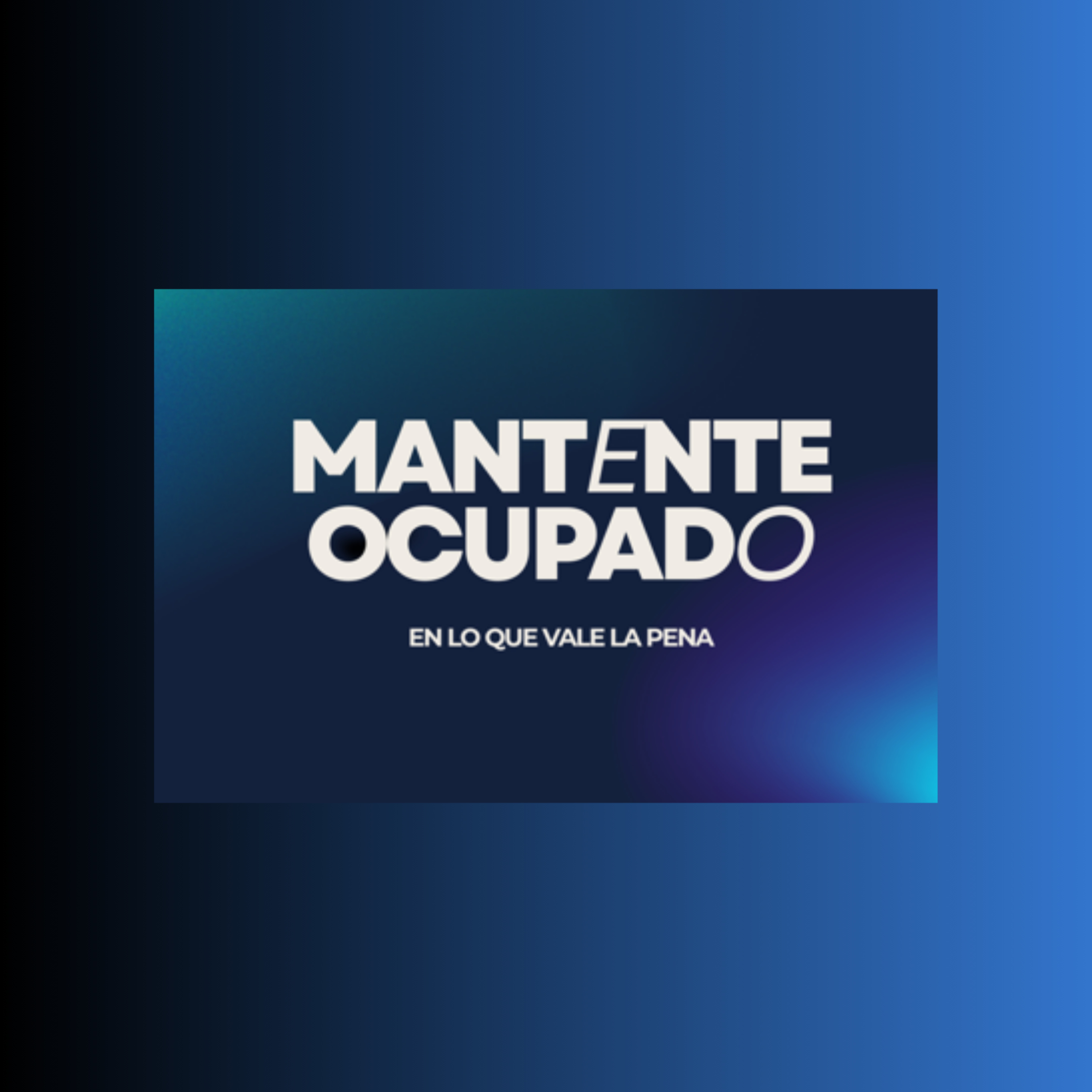 Edgar Zamarrón - MANTENTE OCUPADO EN LO QUE VALE LA PENA - 2026 episode artwork