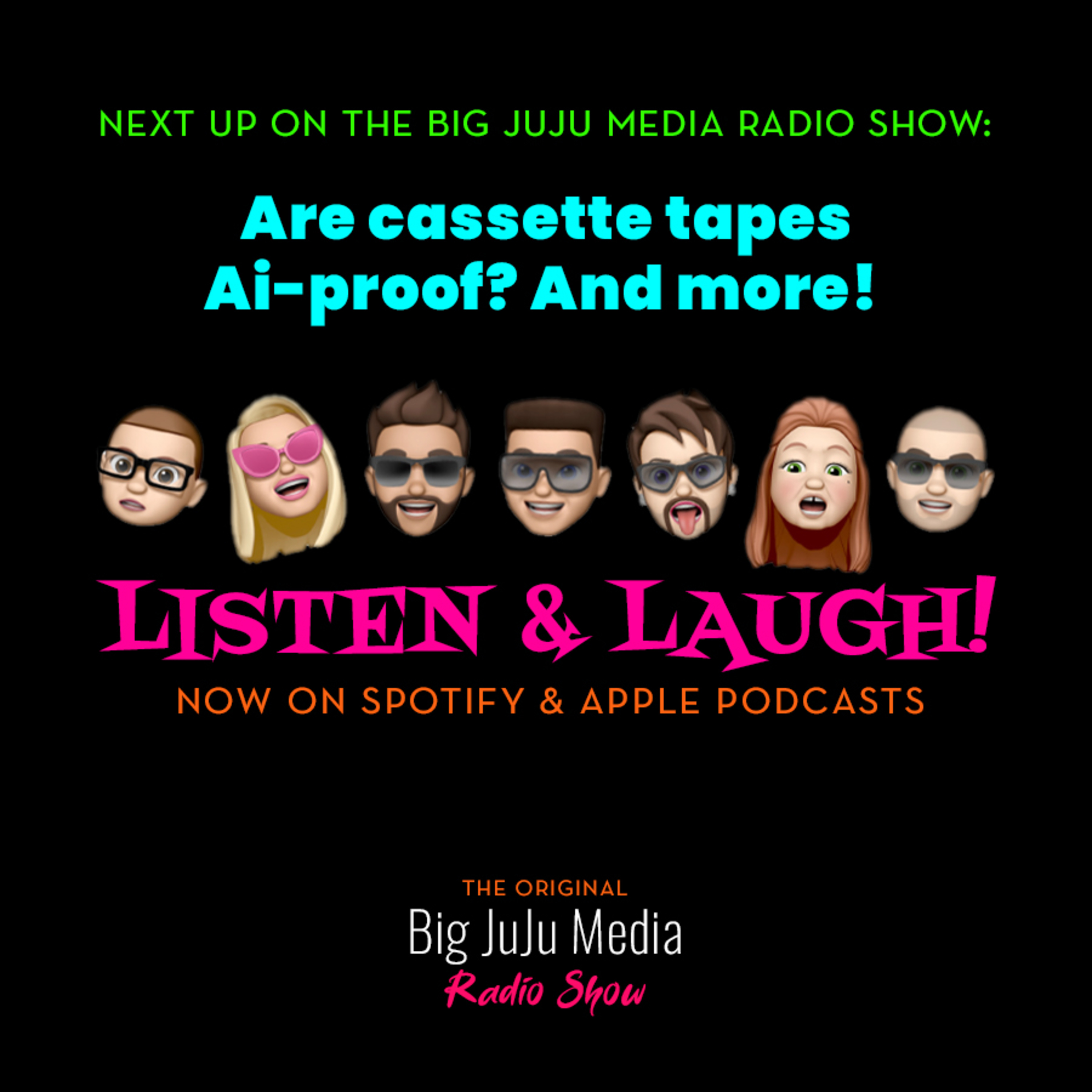 SHOW #1608 Are cassette tapes Ai-proof? And more!